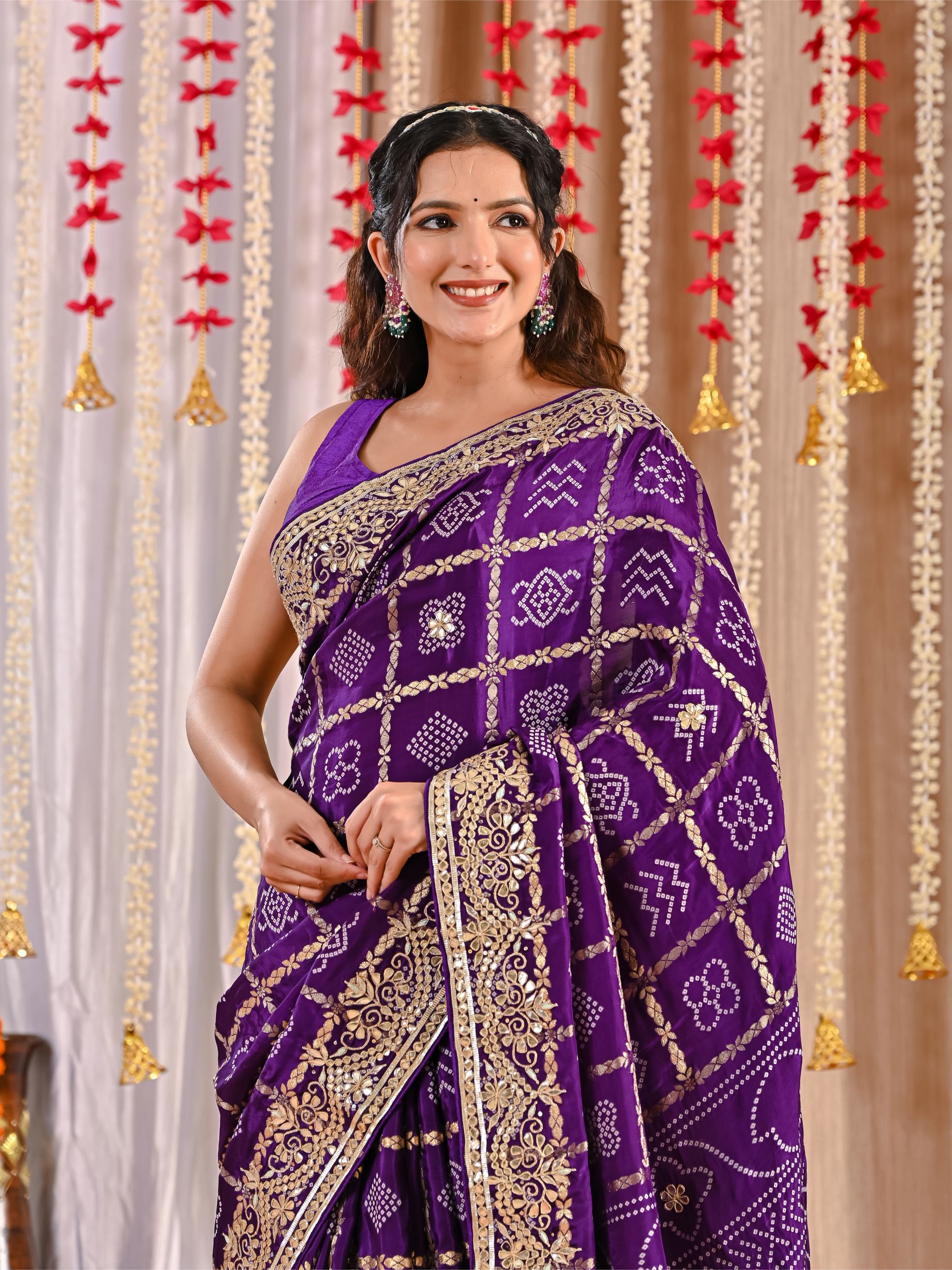 Prisha Royal Gaji Silk Ghatchola Saree