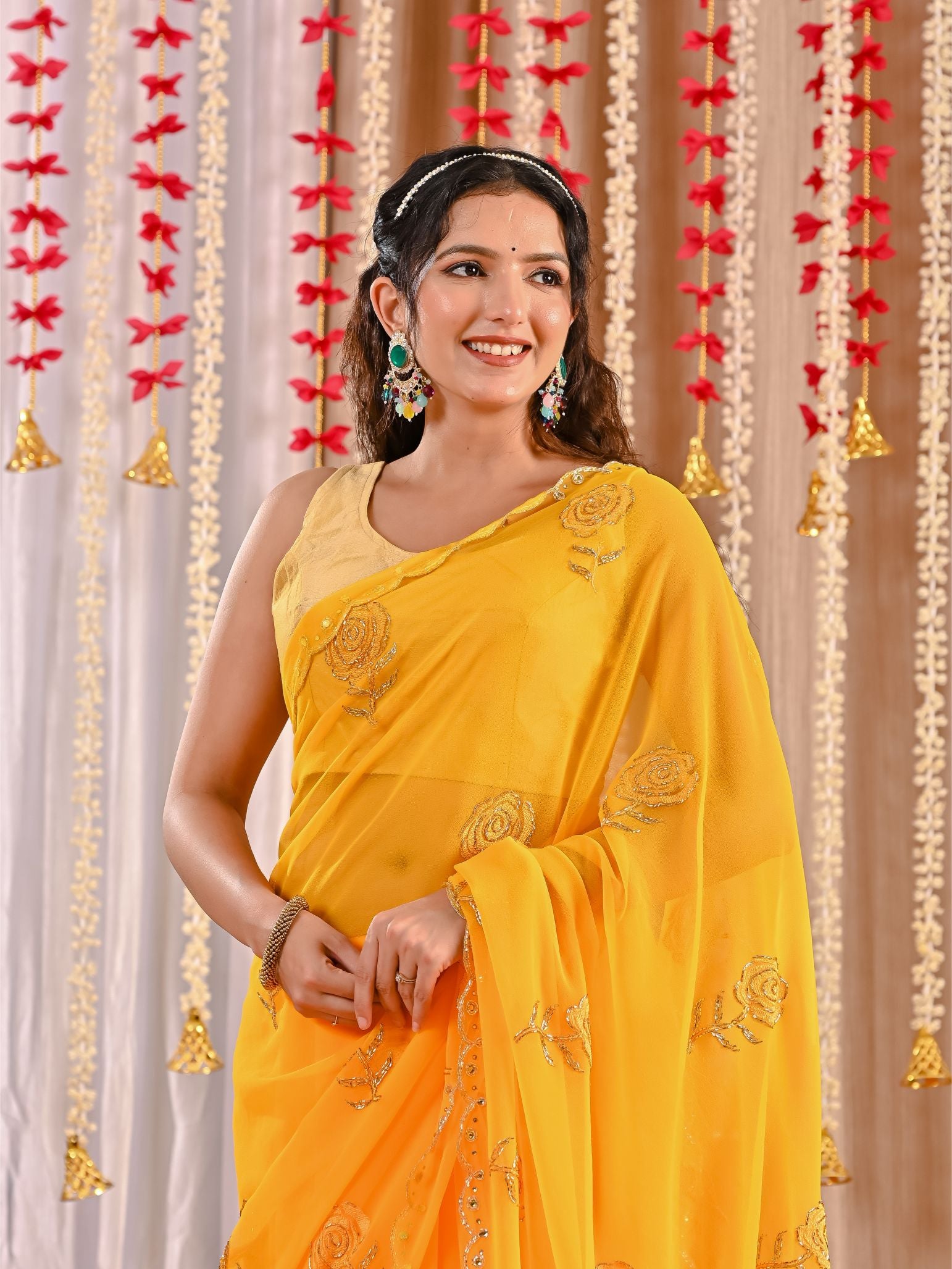 Meher Elegant Chiffon Saree