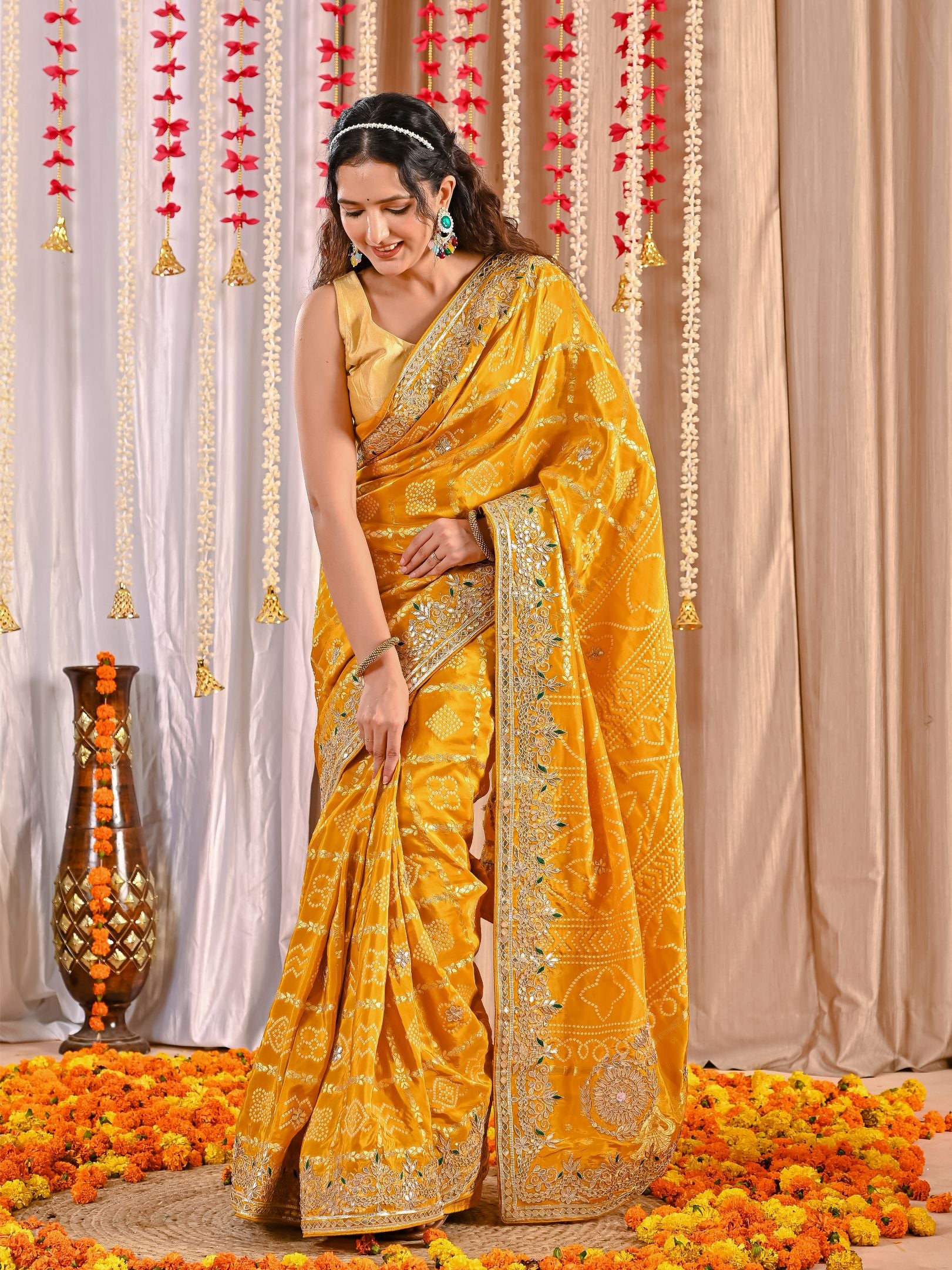 Suhana Royal Gaji Silk Ghatchola Saree
