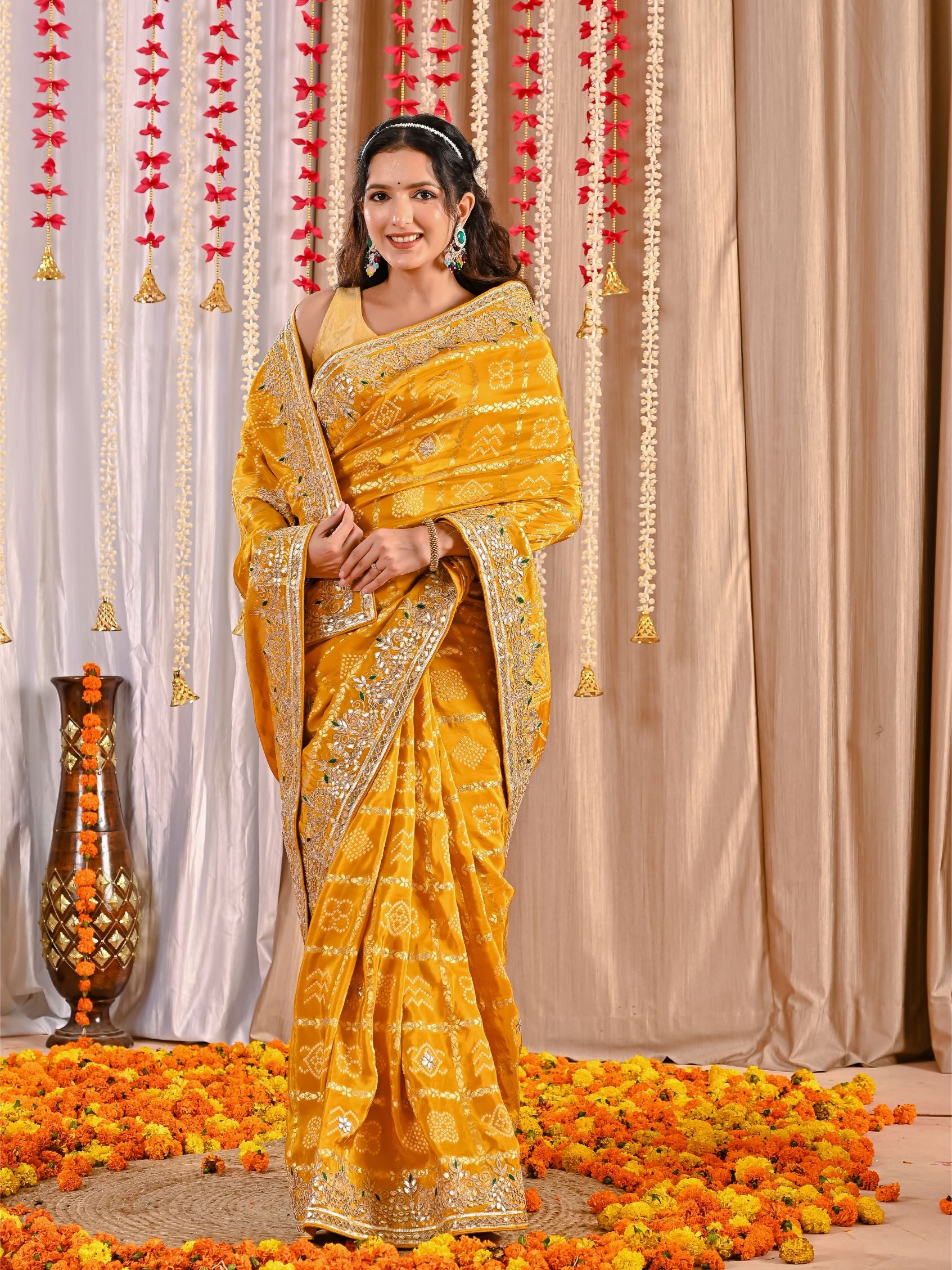 Suhana Royal Gaji Silk Ghatchola Saree