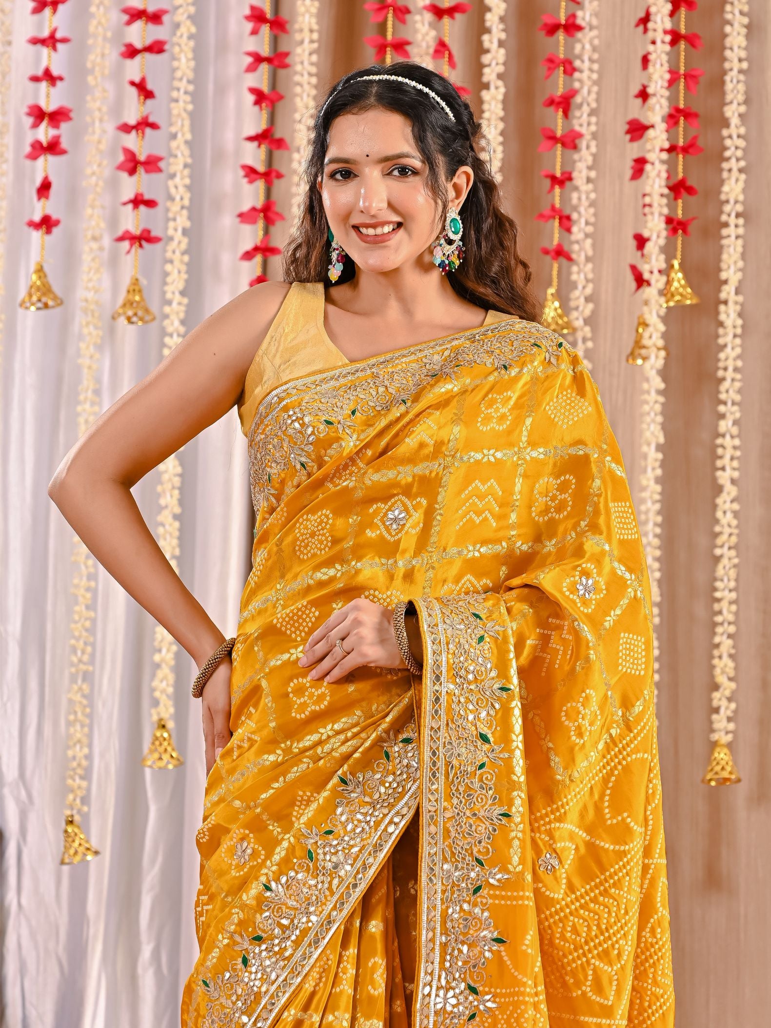 Suhana Royal Gaji Silk Ghatchola Saree