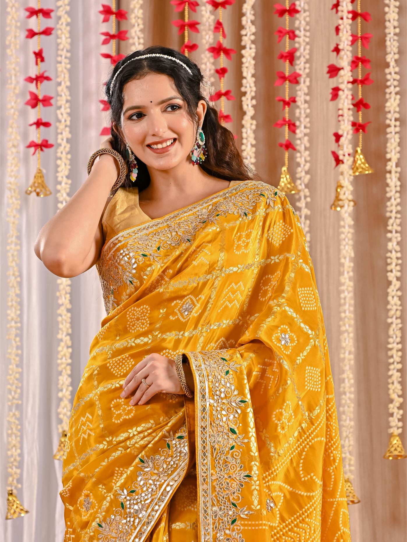 Suhana Royal Gaji Silk Ghatchola Saree