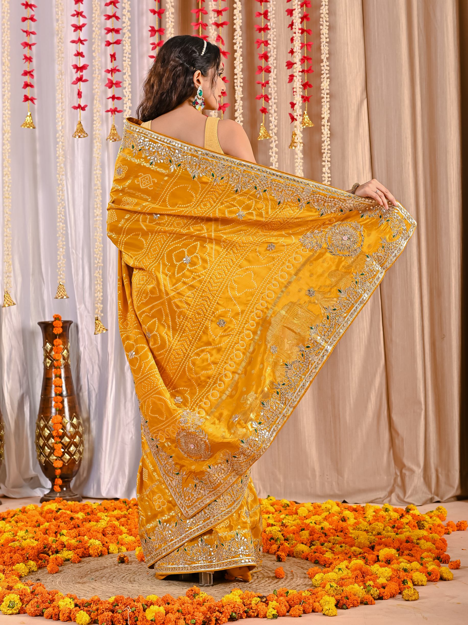Suhana Royal Gaji Silk Ghatchola Saree