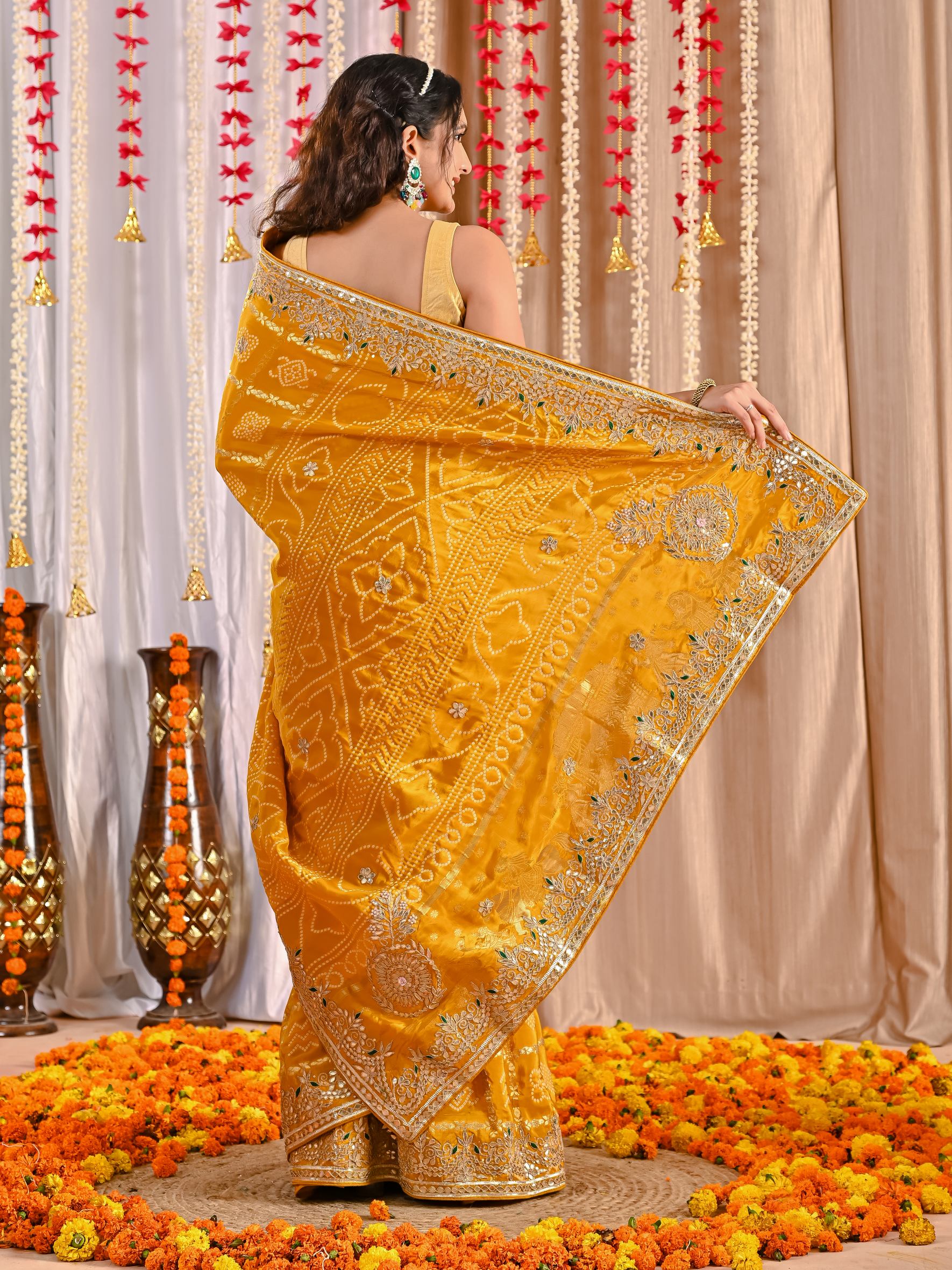 Suhana Royal Gaji Silk Ghatchola Saree