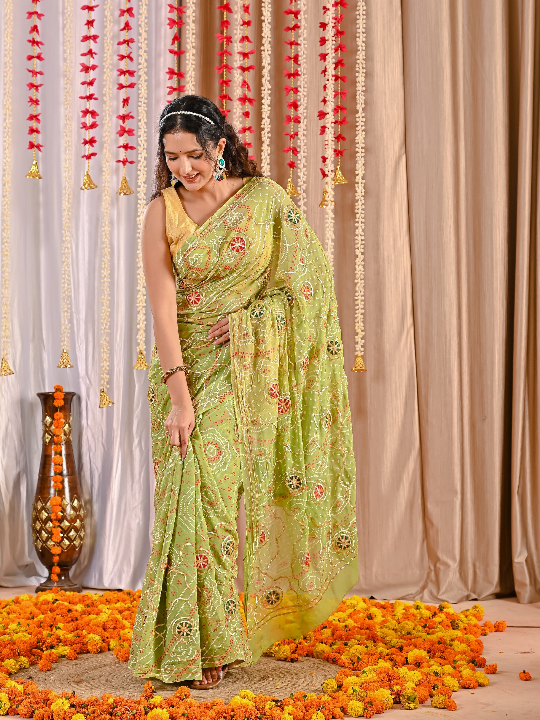 Meera Royal Georgette Saree
