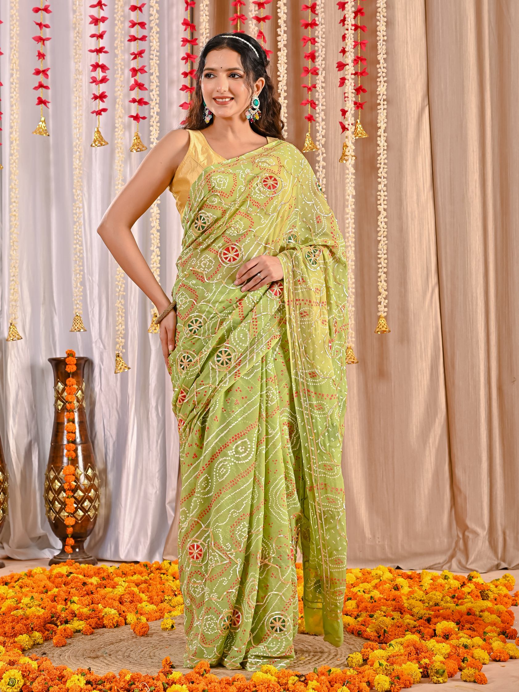 Meera Royal Georgette Saree