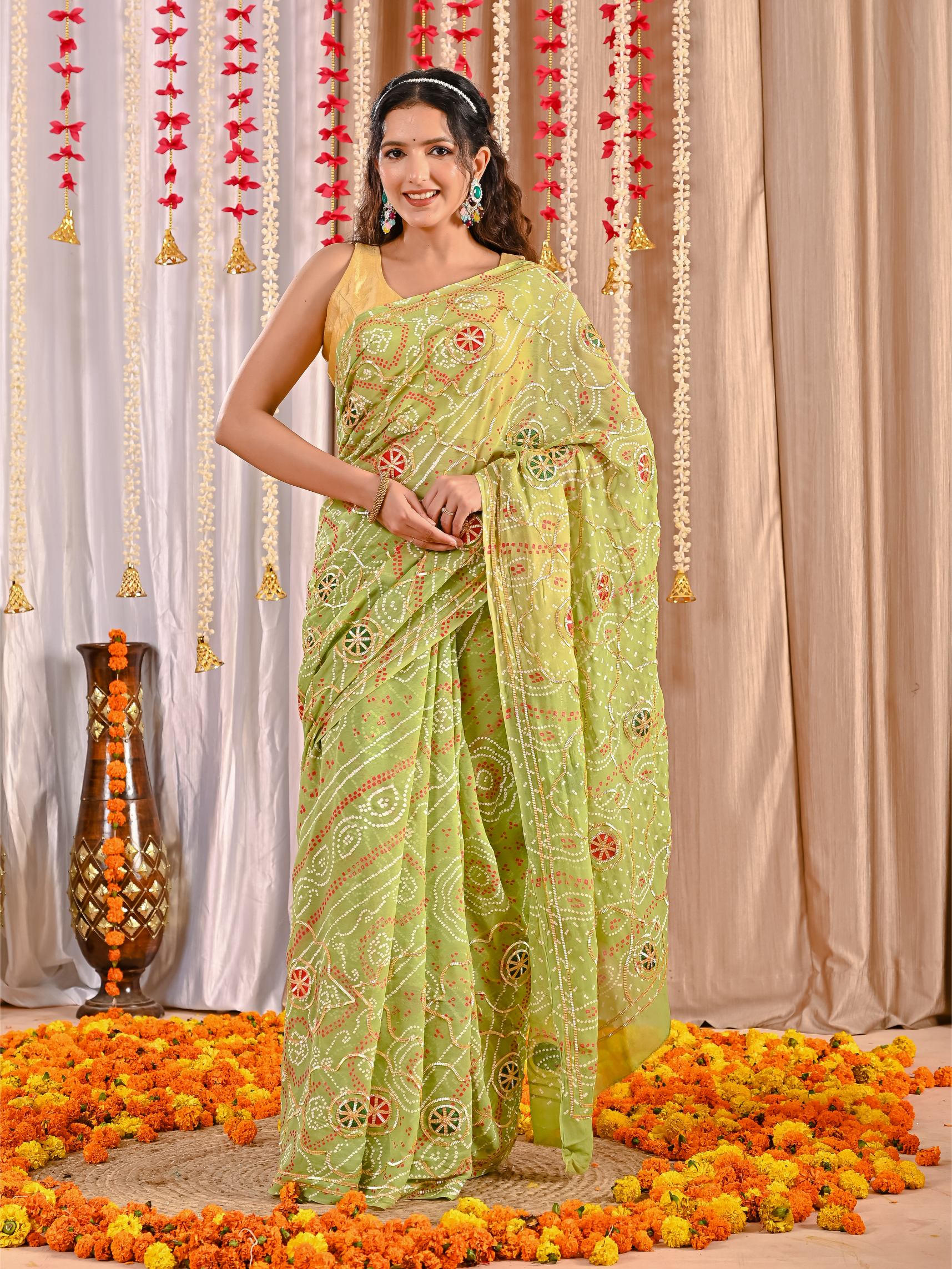 Meera Royal Georgette Saree
