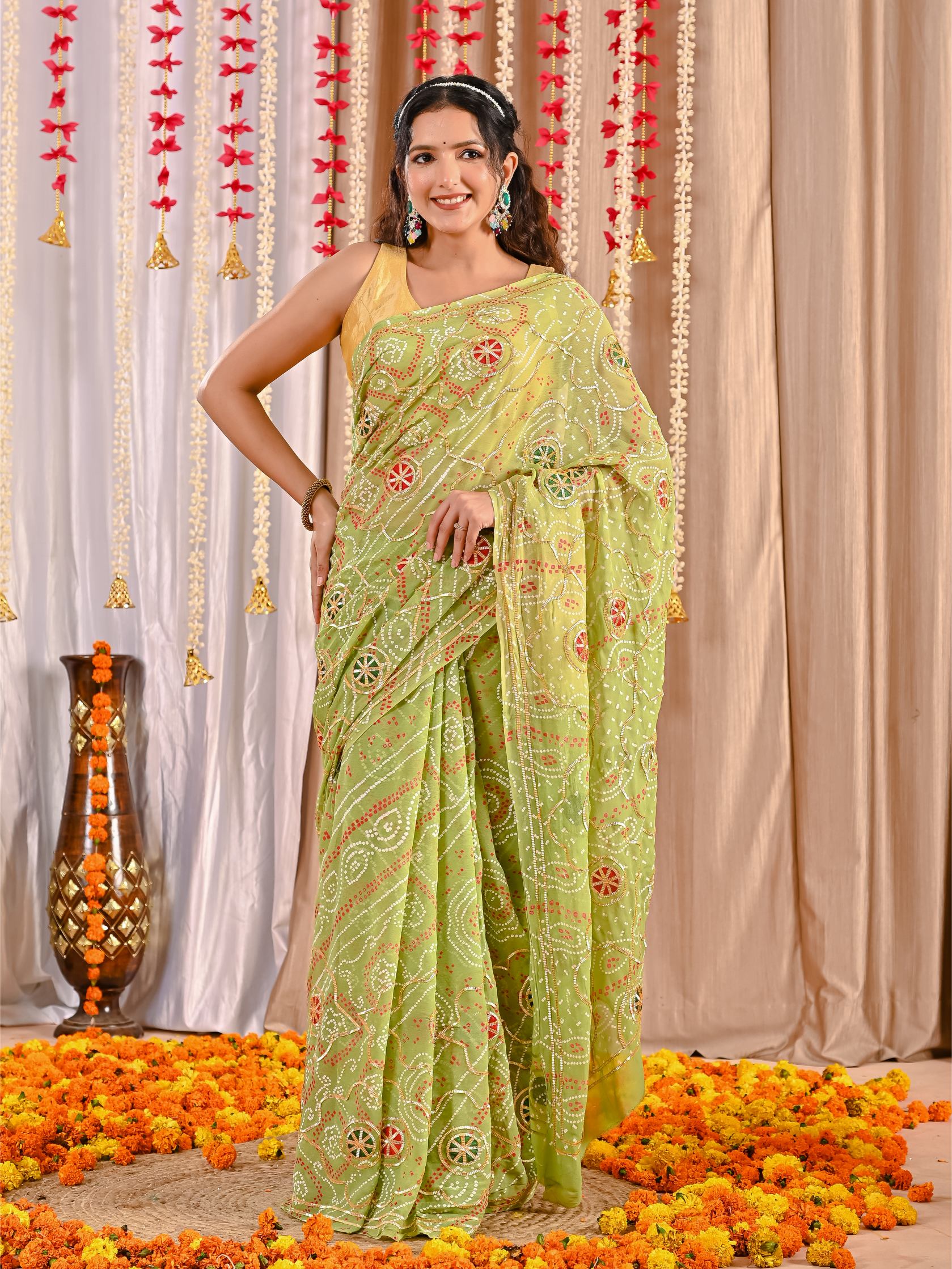 Meera Royal Georgette Saree