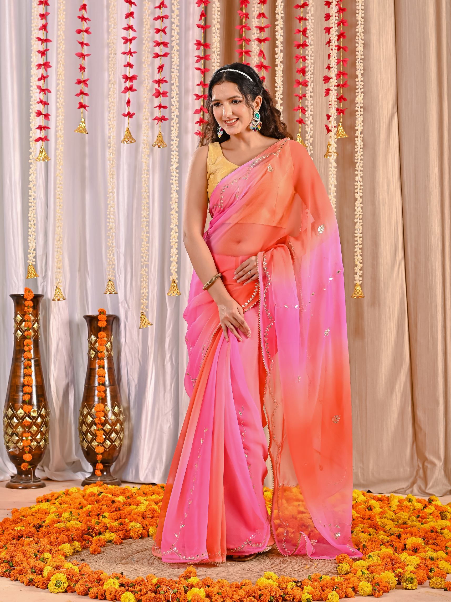 Kiara Royal Georgette Saree