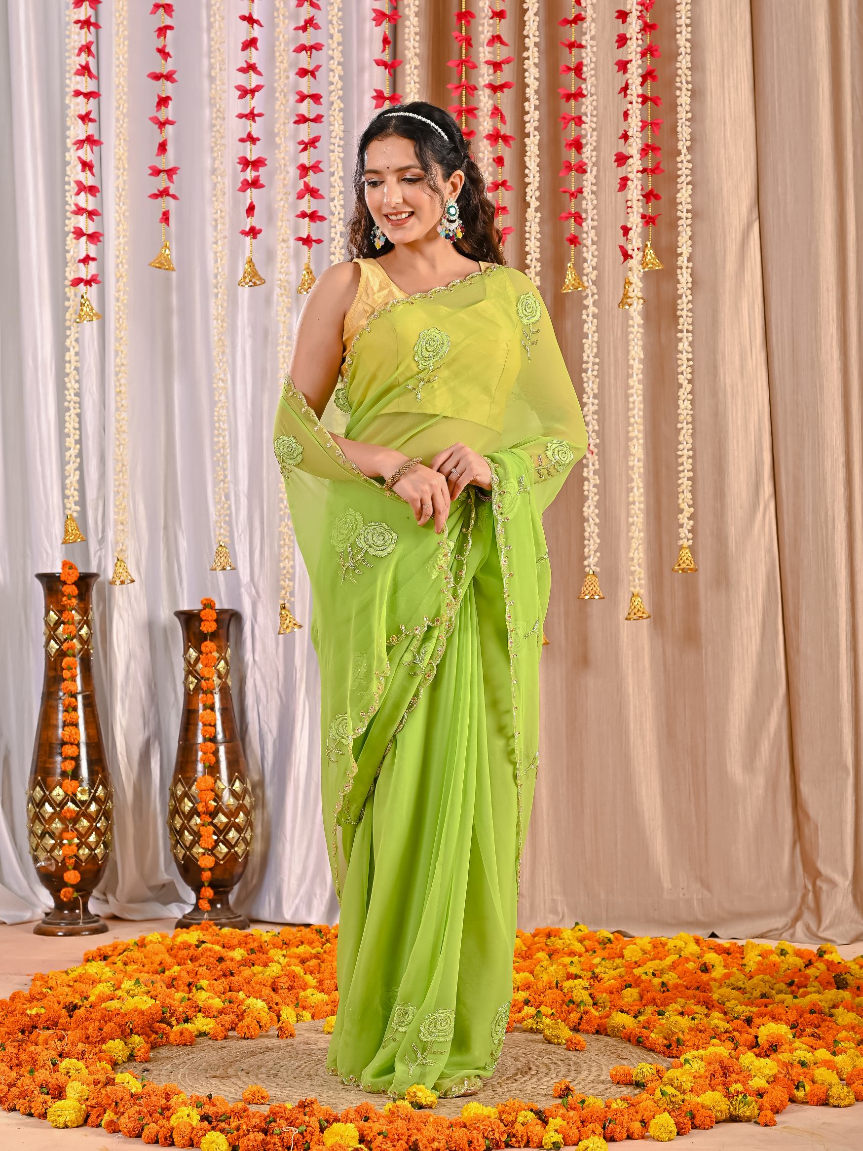 Rhea Elegant Chiffon Saree