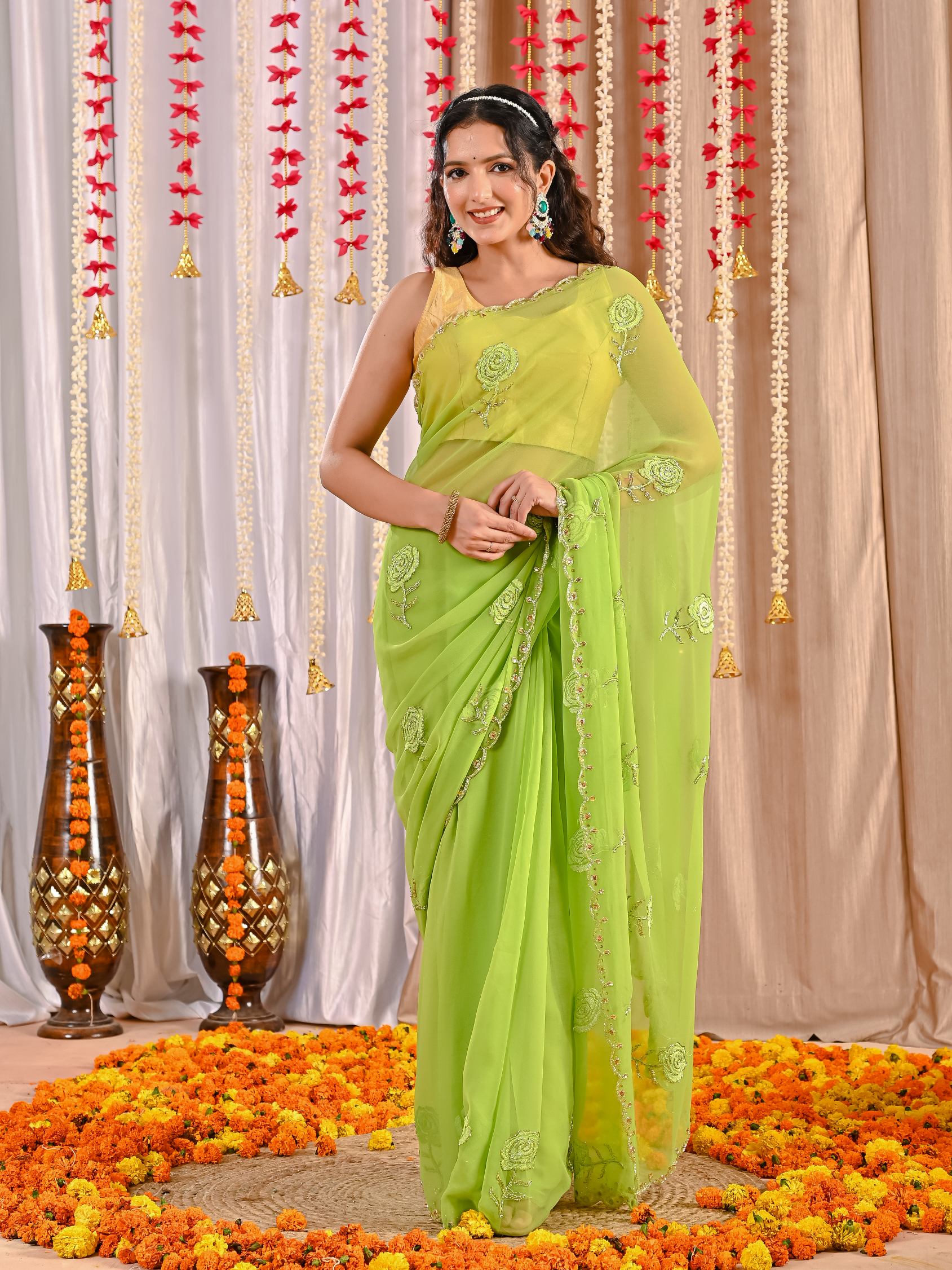 Rhea Elegant Chiffon Saree
