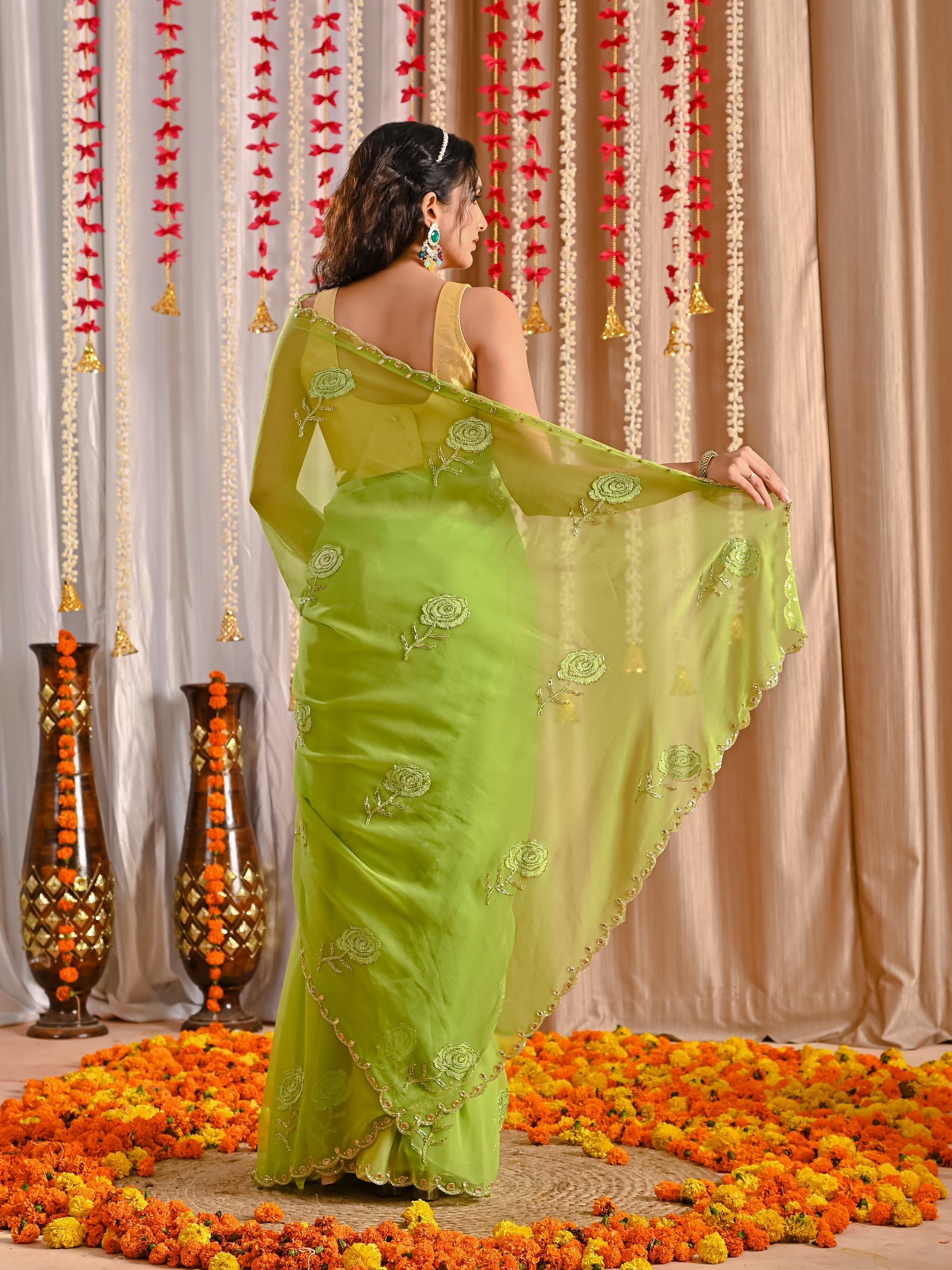 Rhea Elegant Chiffon Saree