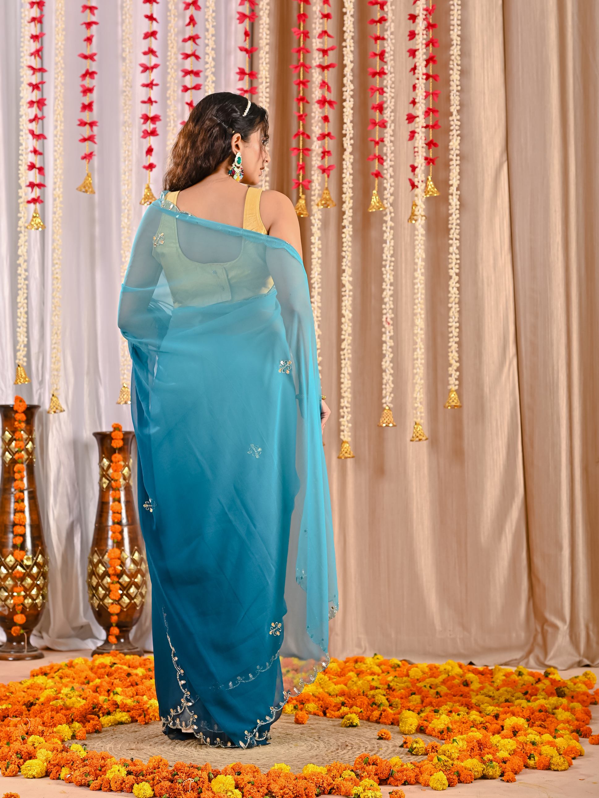 Anika Royal Georgette Saree