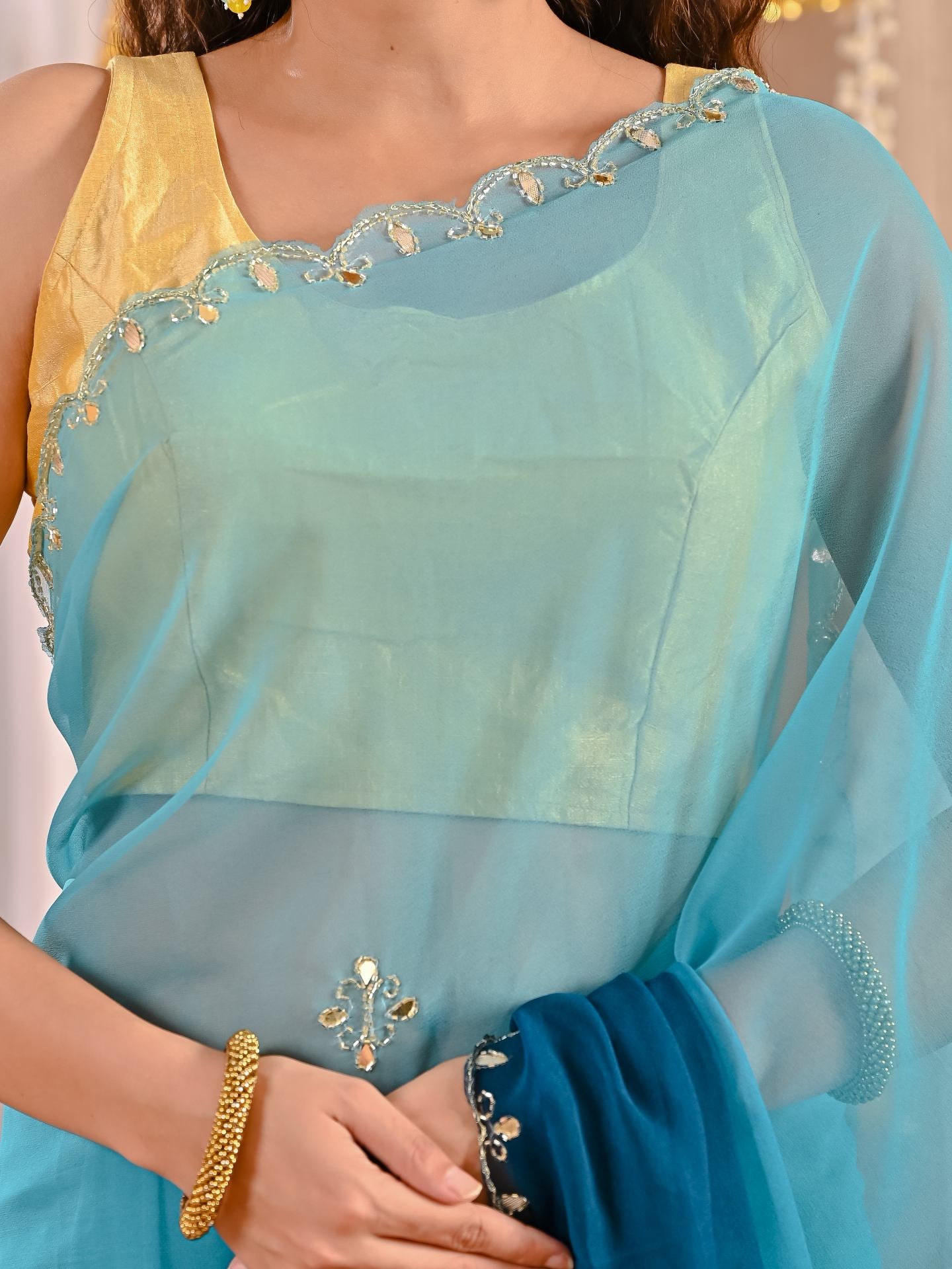 Anika Royal Georgette Saree