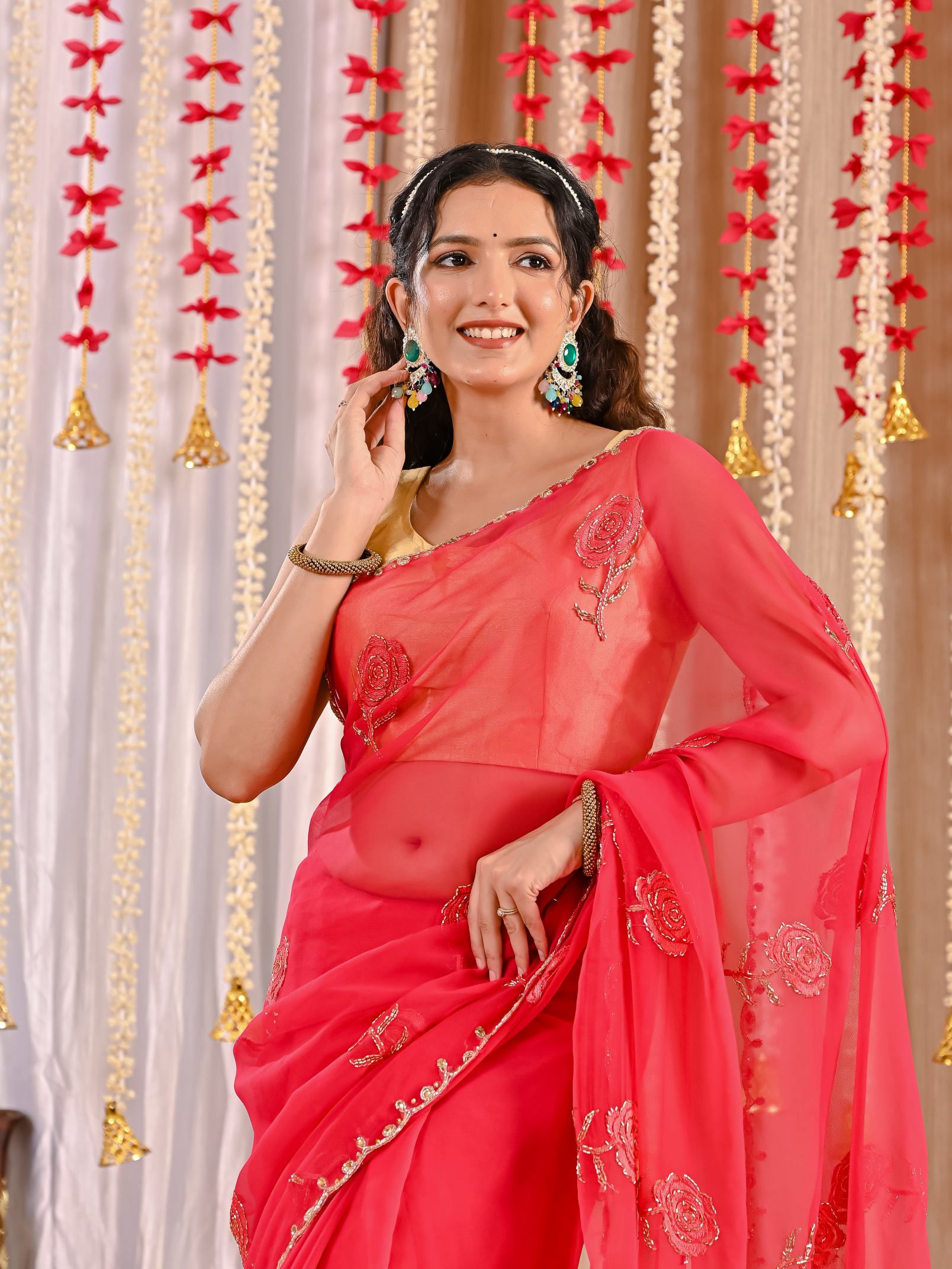 Kiara Elegant Chiffon Saree