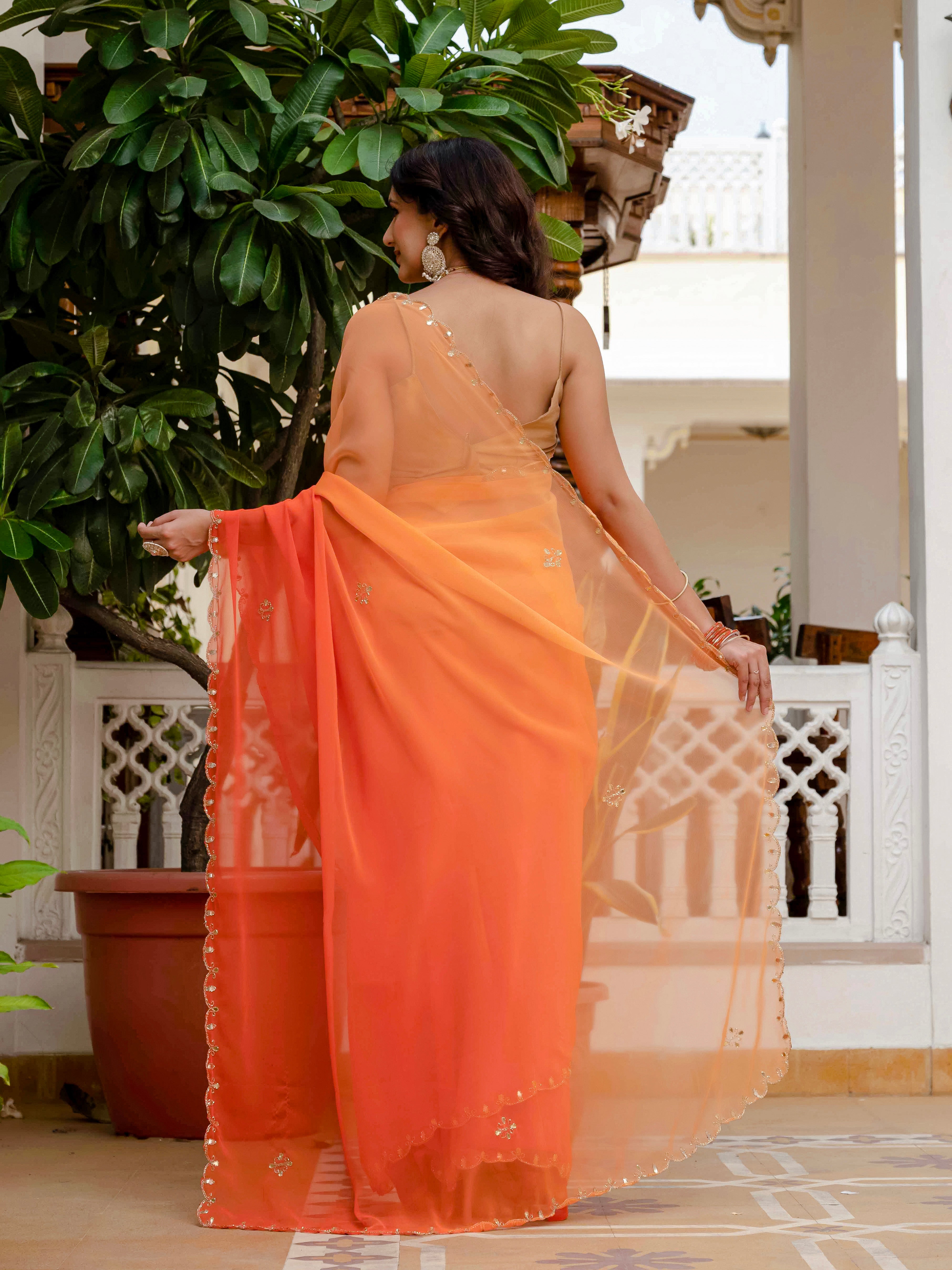 Nikku Georgette Saree