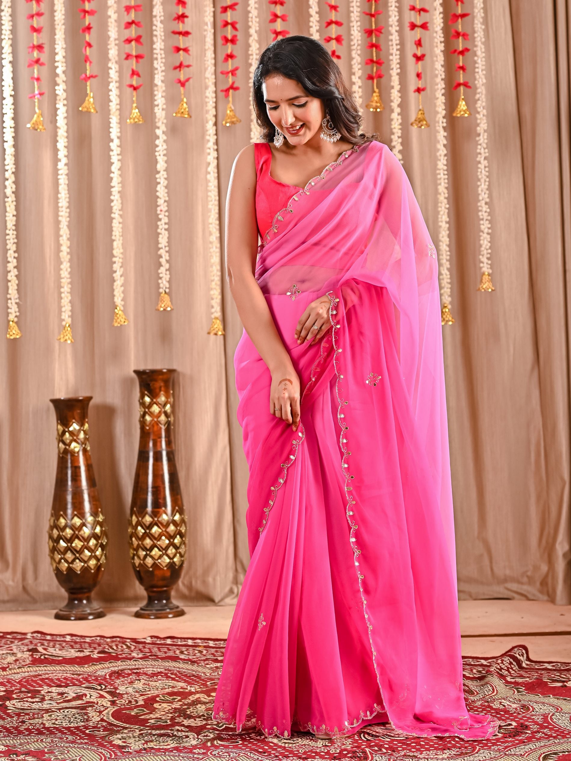 Anita Royal Georgette Saree