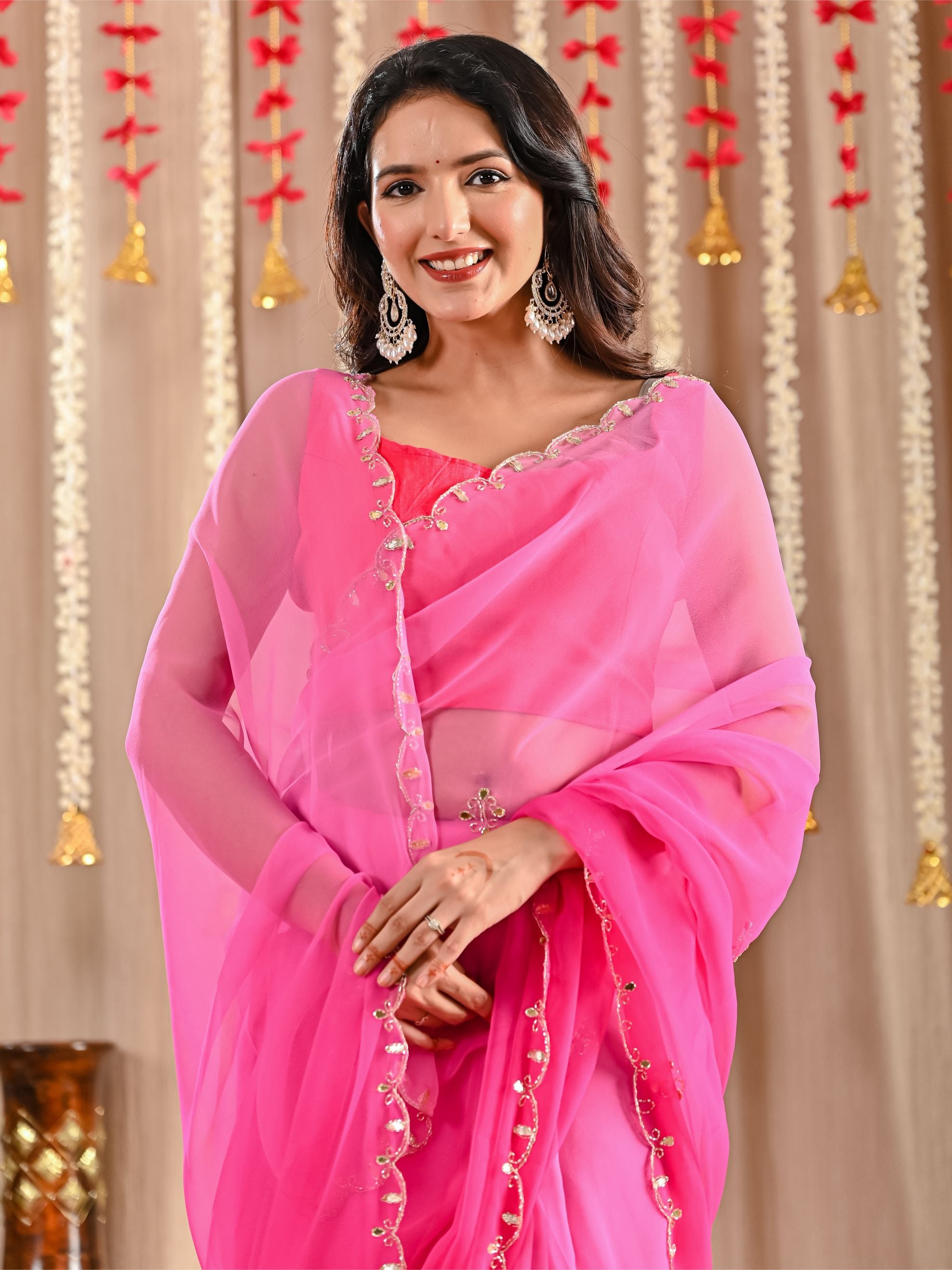 Anita Royal Georgette Saree