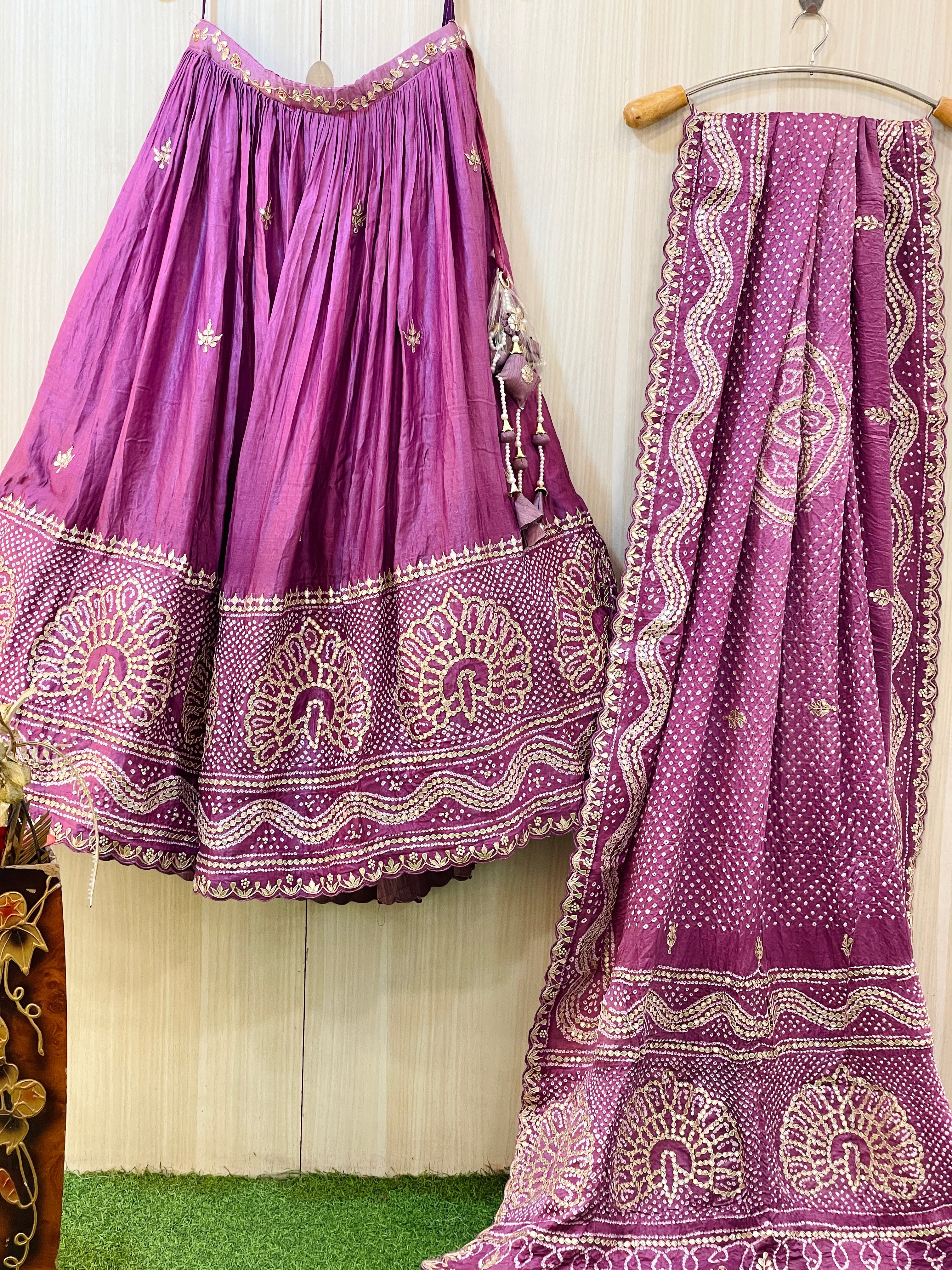 Samina Gajji Silk Lehenga