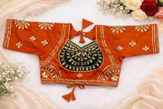 Padmavati Rust Green Aangi Blouse