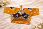 Prisha Mustard Purple Aangi Blouse