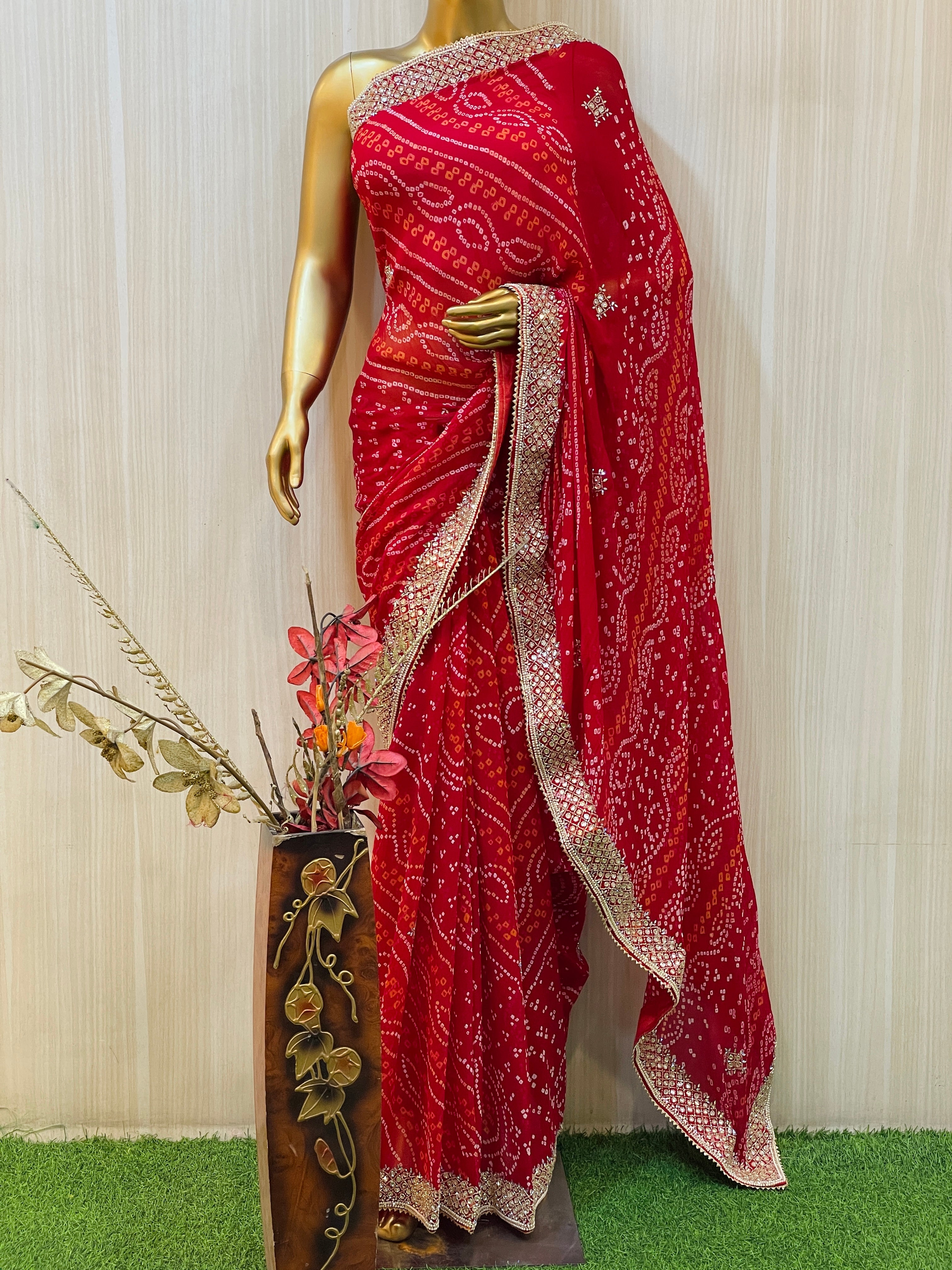 Rishta Bandhani Saree