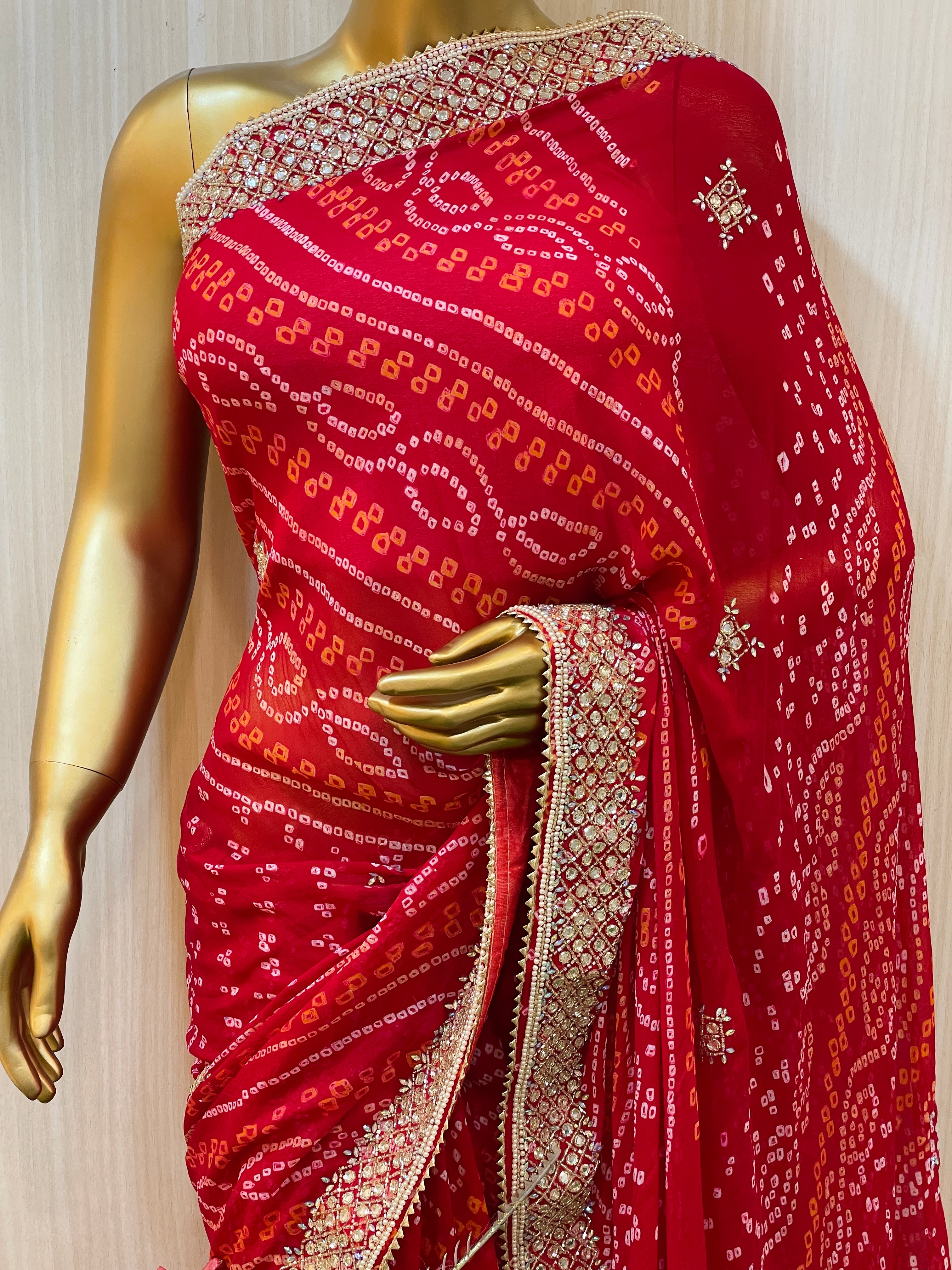 Rishta Bandhani Saree