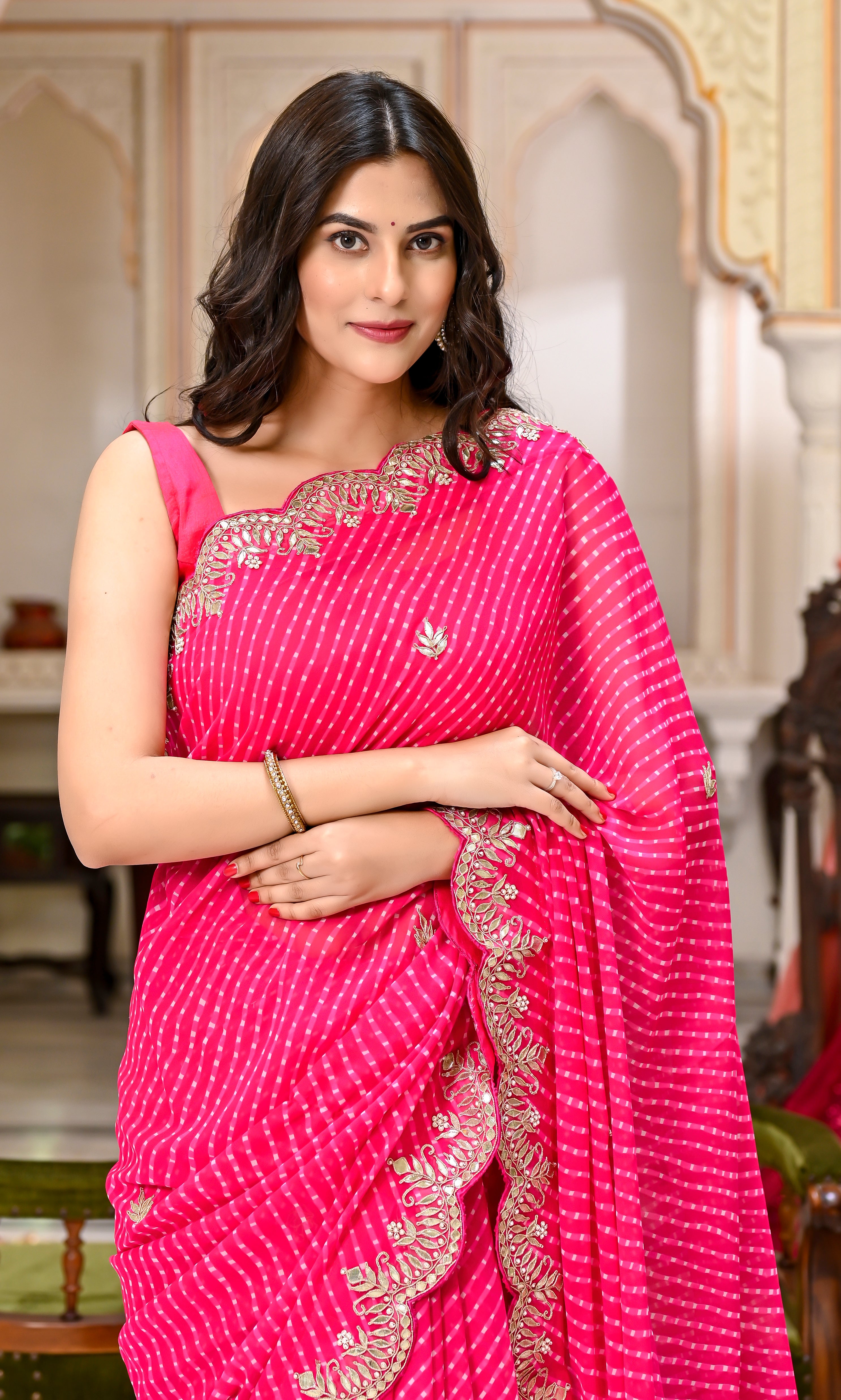 Mifa Leheriya Saree
