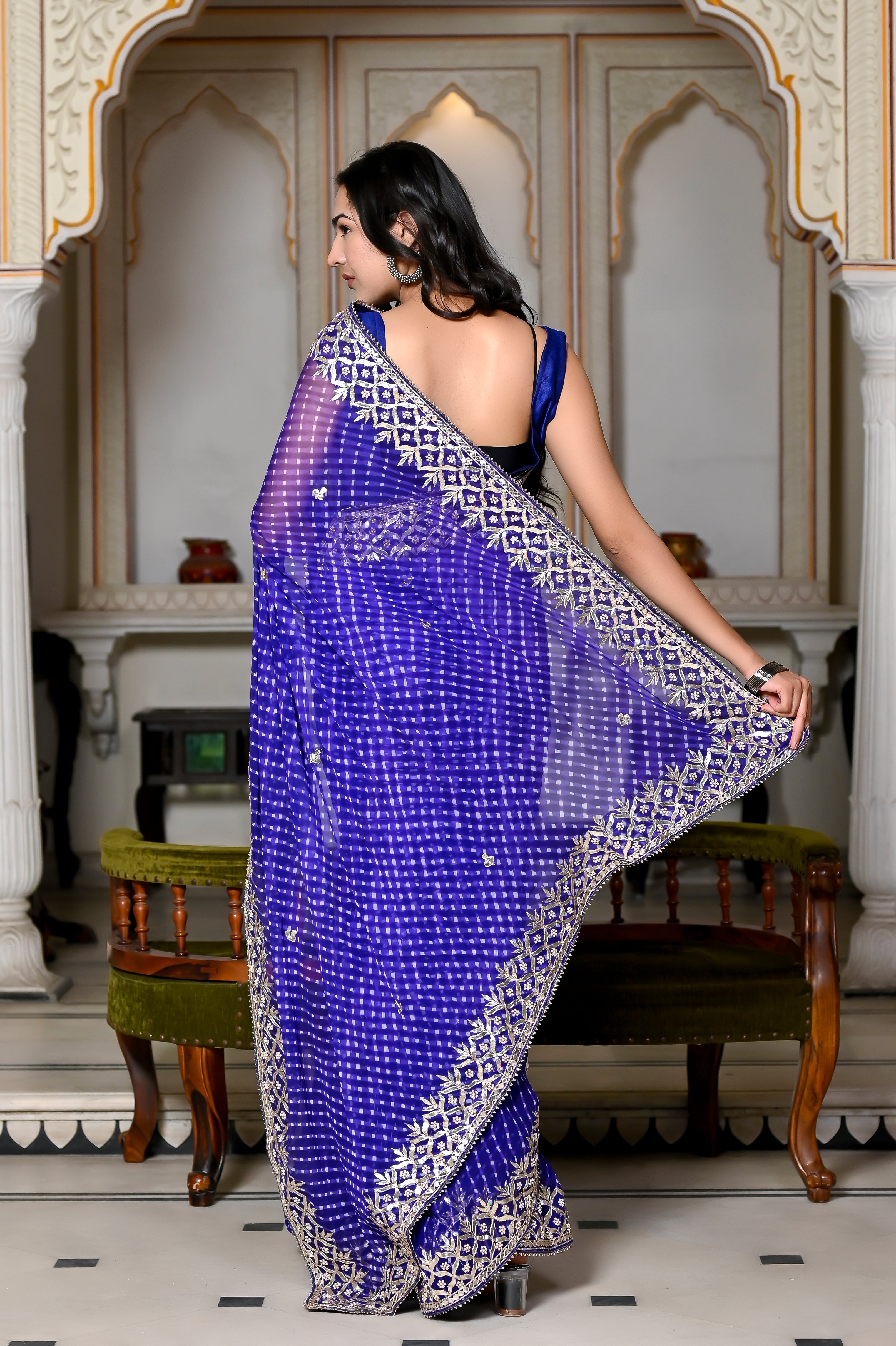 Nahria Leheriya Saree