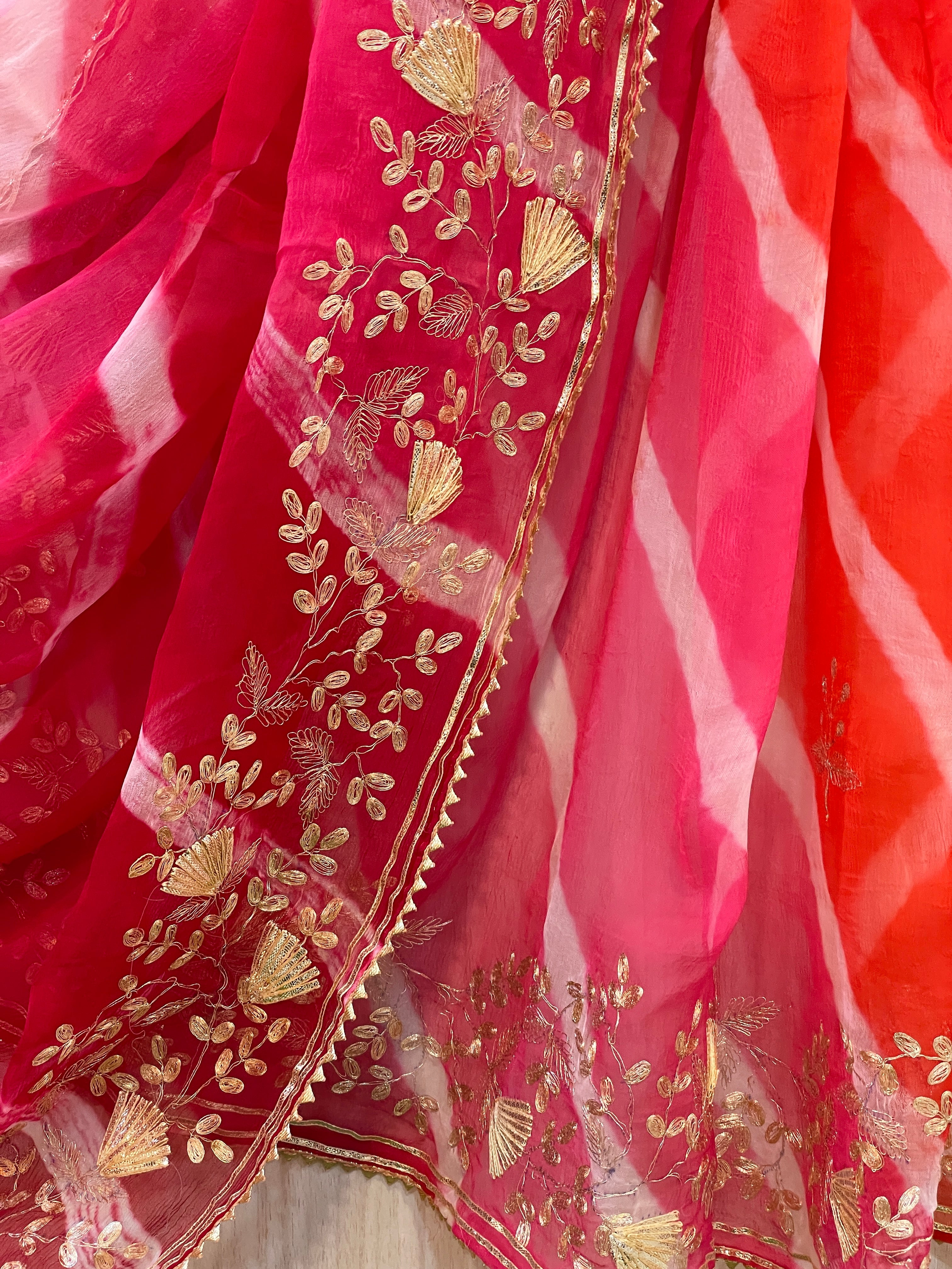 Bhaw Leheriya Saree