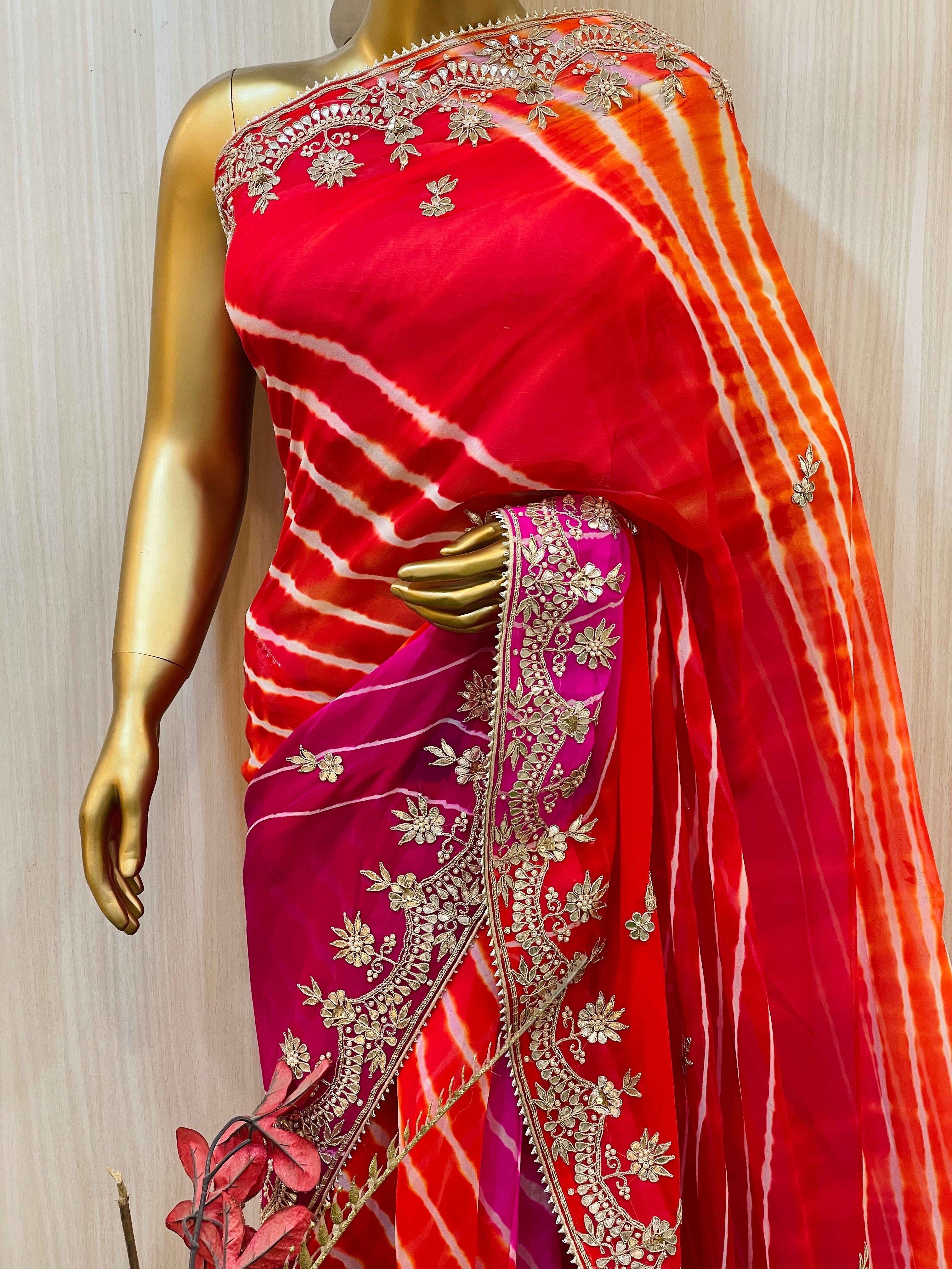 Misha Leheriya Saree