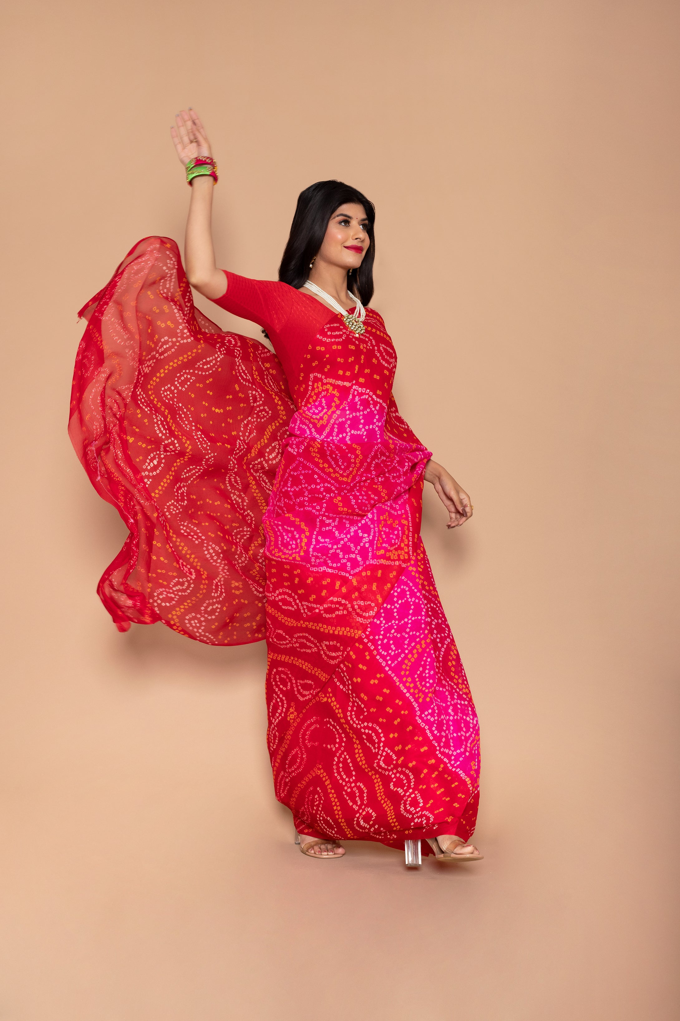 Manaya Chinon Saree