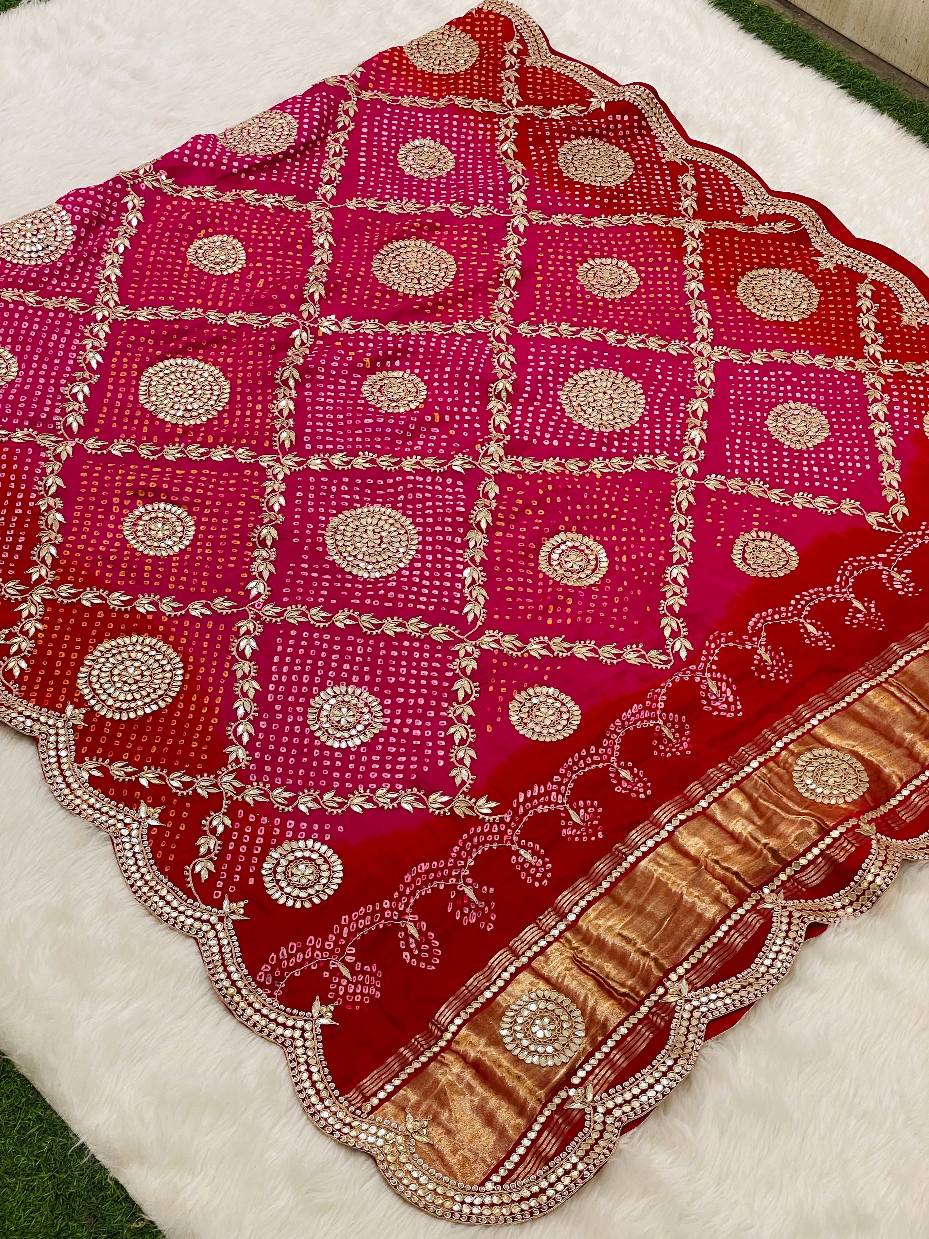 Manisha Pure Gajji Silk Dupatta