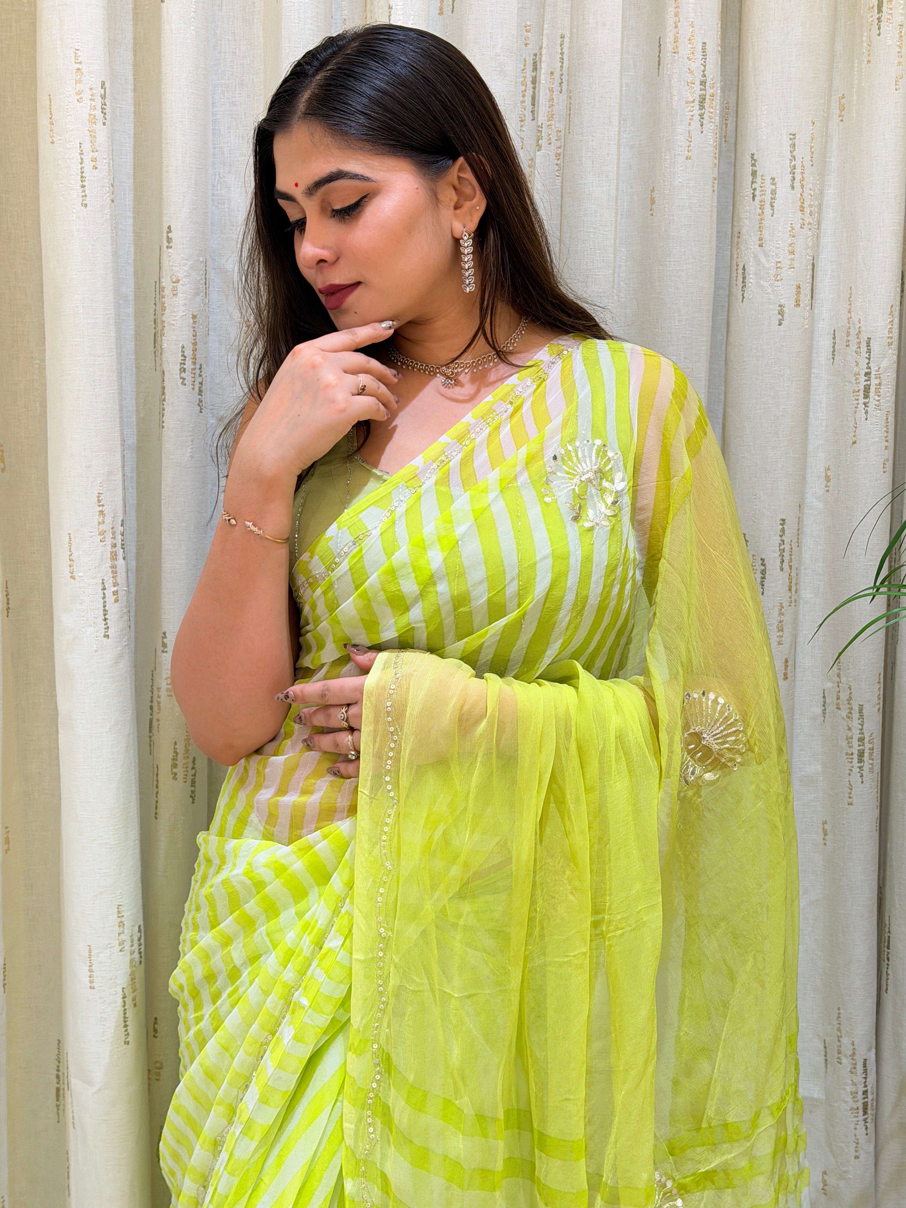 Isabella Leheriya Saree