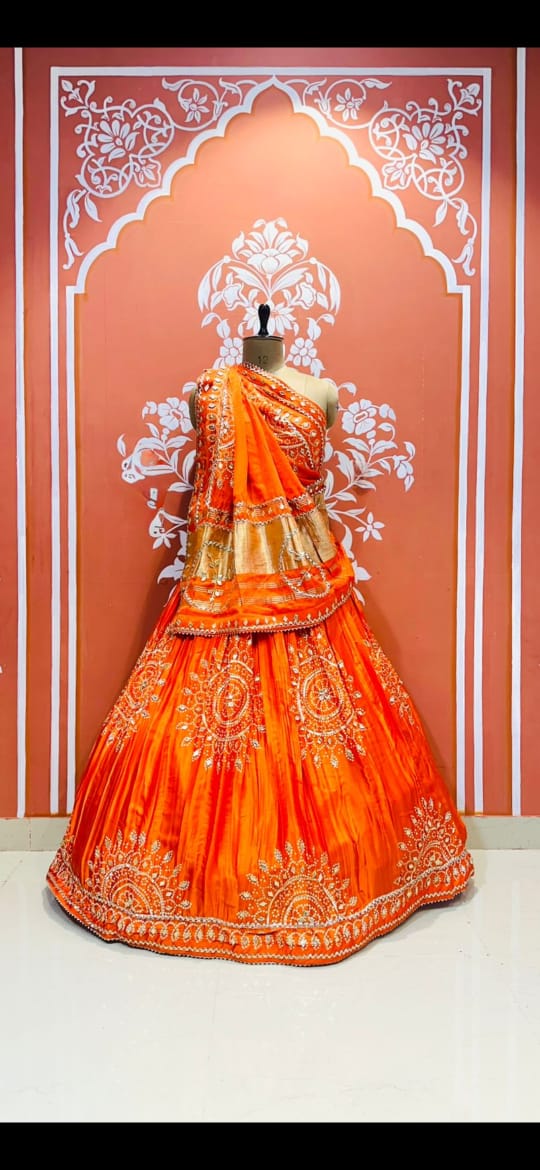 Divya Gajji Silk Lehenga