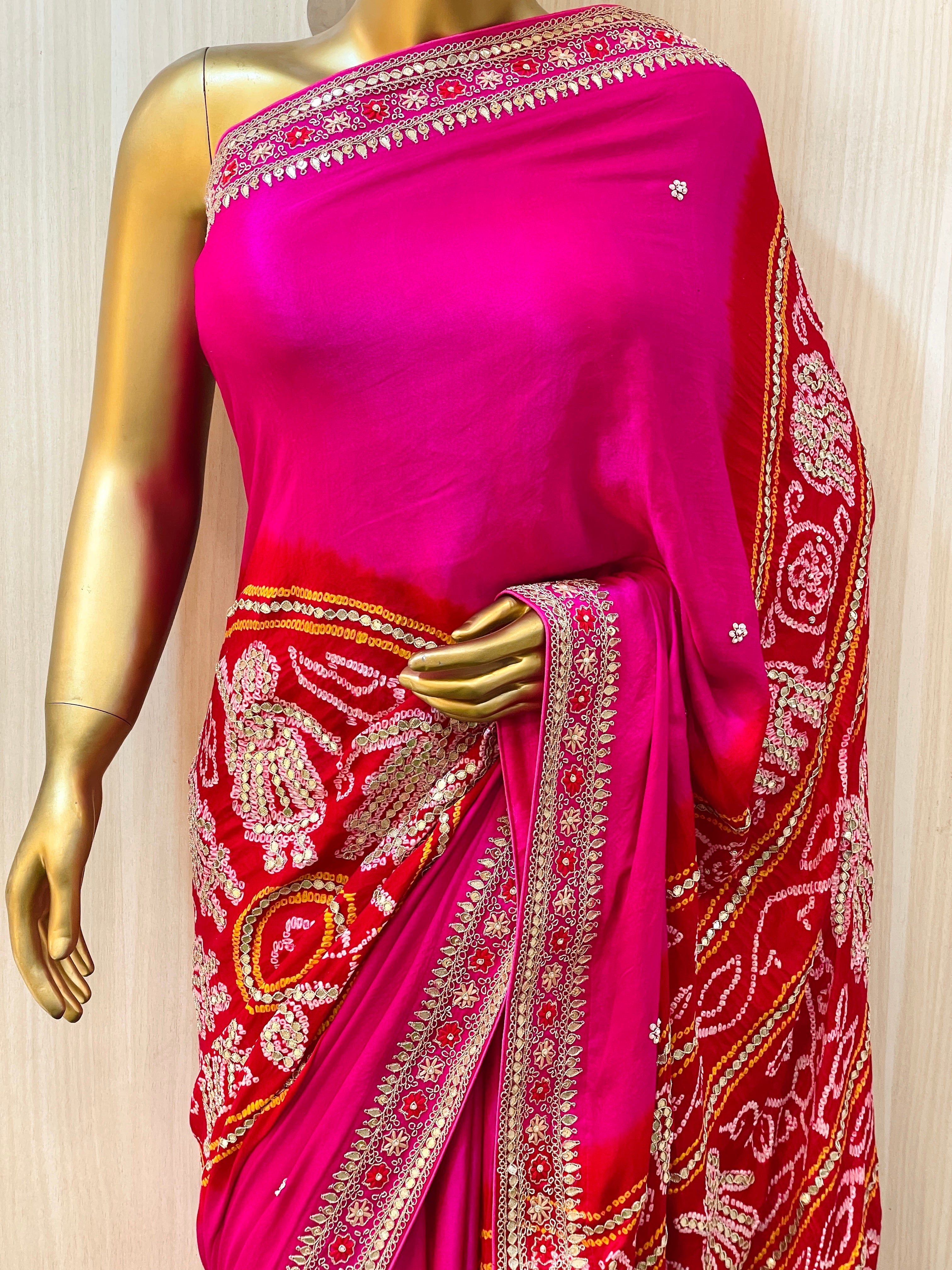 Shilpa shetty Gaji Silk Saree
