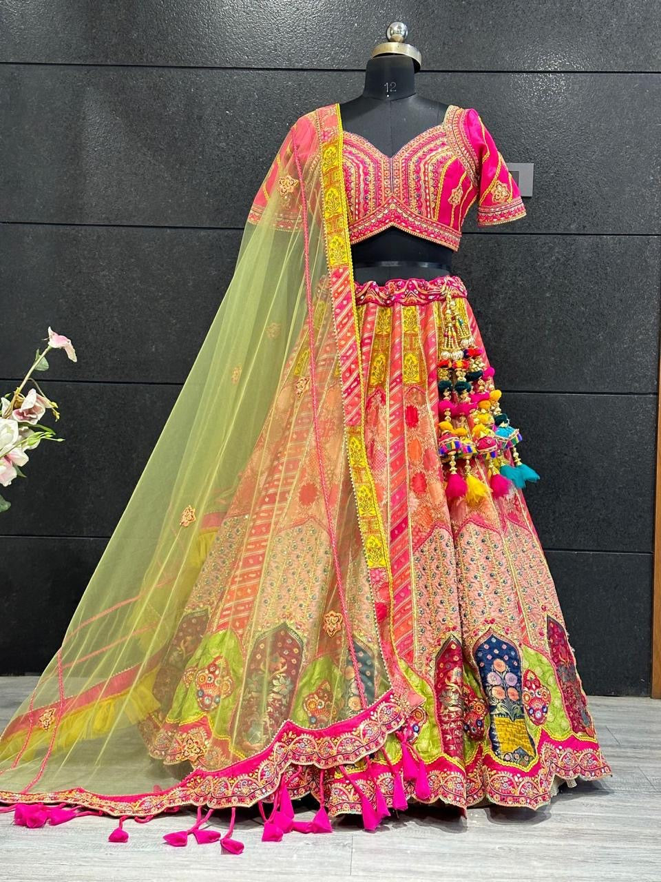 Seema Banarasi Silk Lehenga