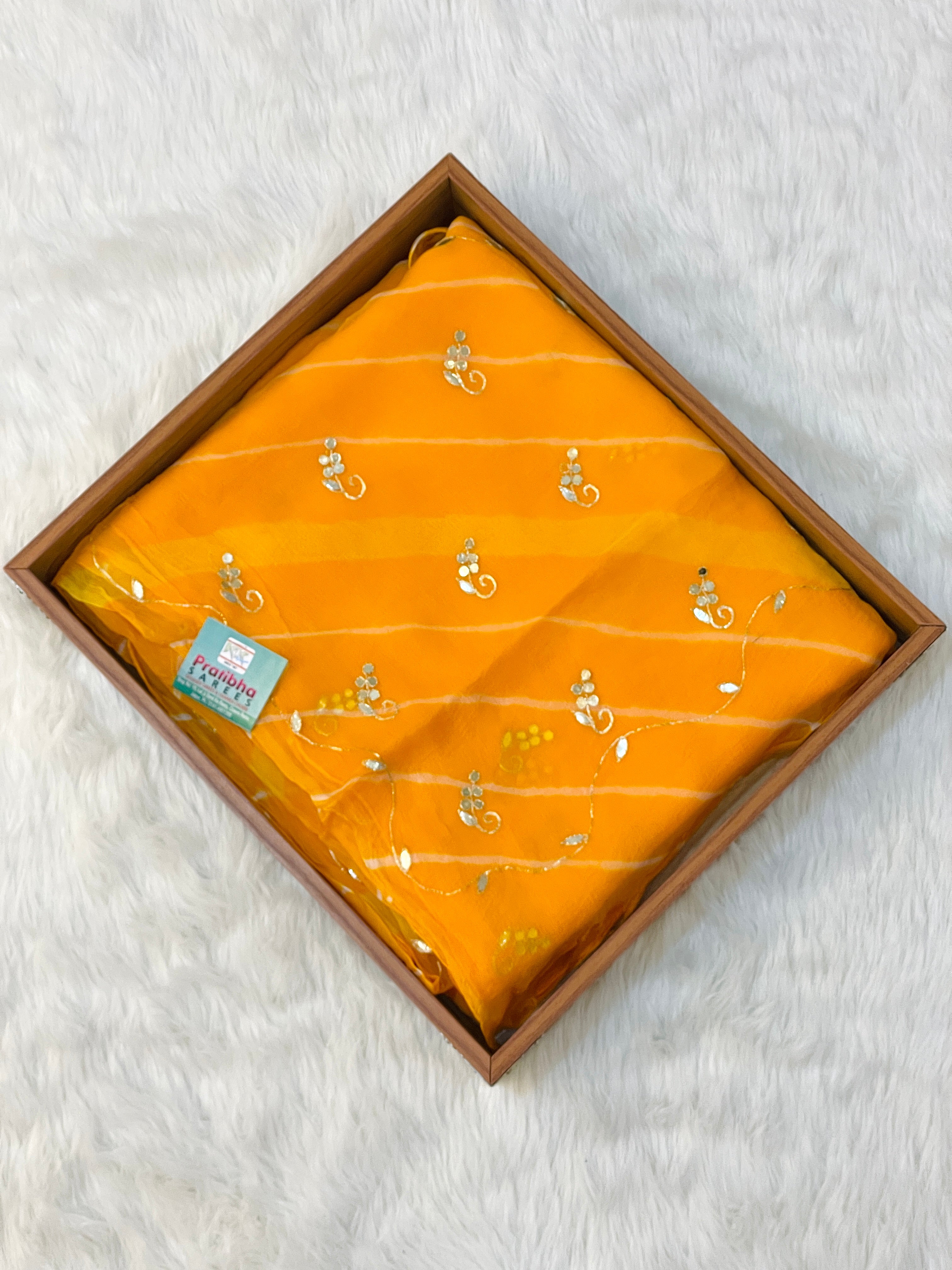 Anita Chiffon Leheriya Saree
