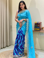 Manshi Leheriya Saree
