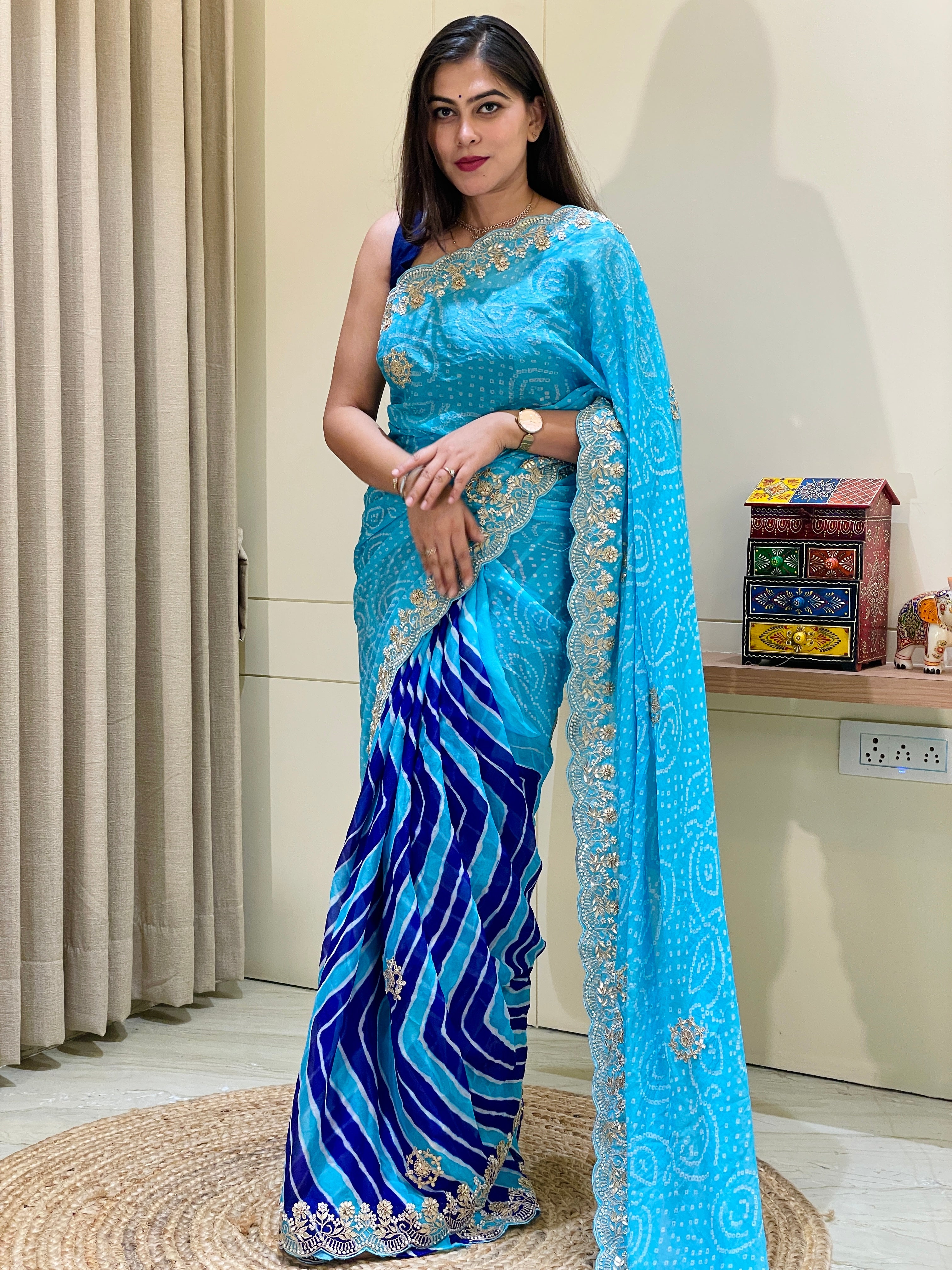 Manshi Leheriya Saree