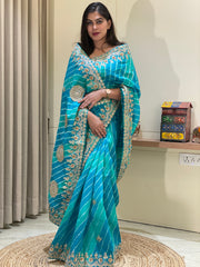 Vishakha Leheriya Saree
