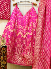 Minal Bandhani Lehenga