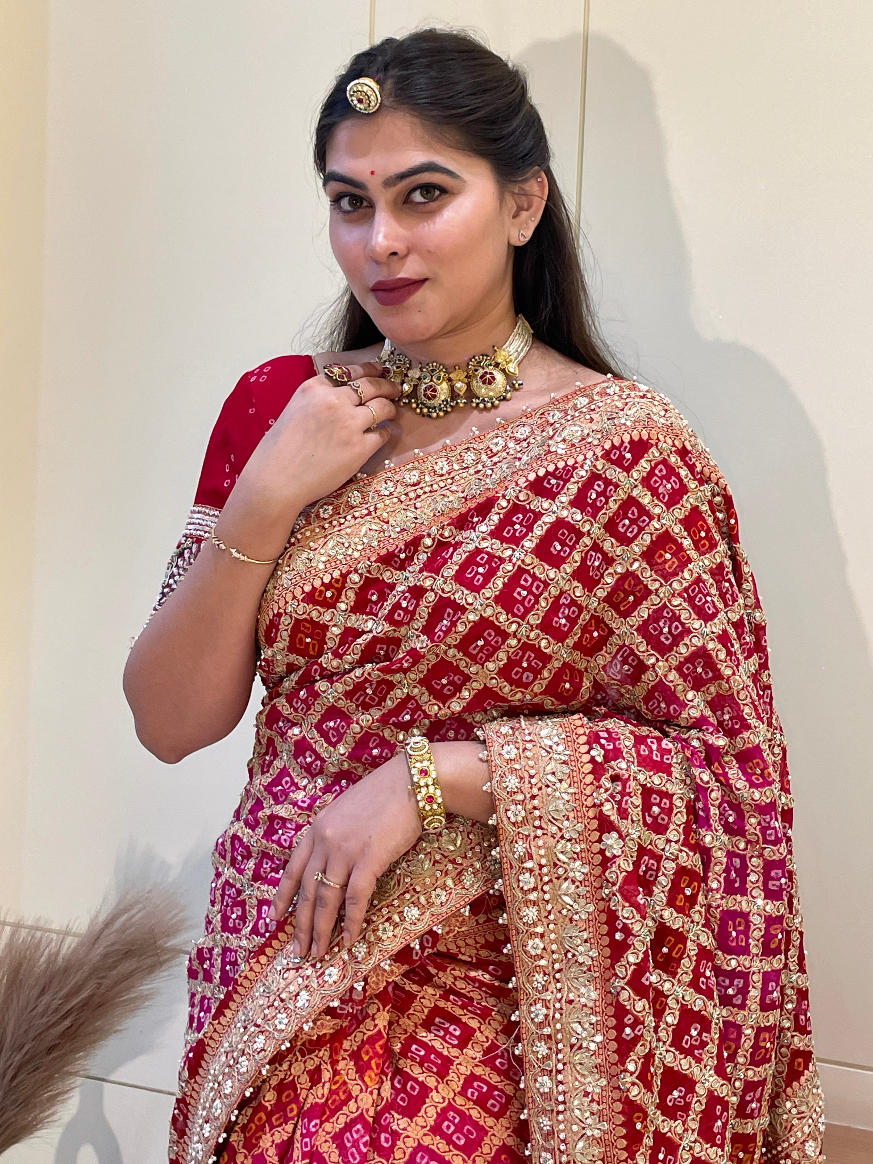 Samika Silver Georgette Saree