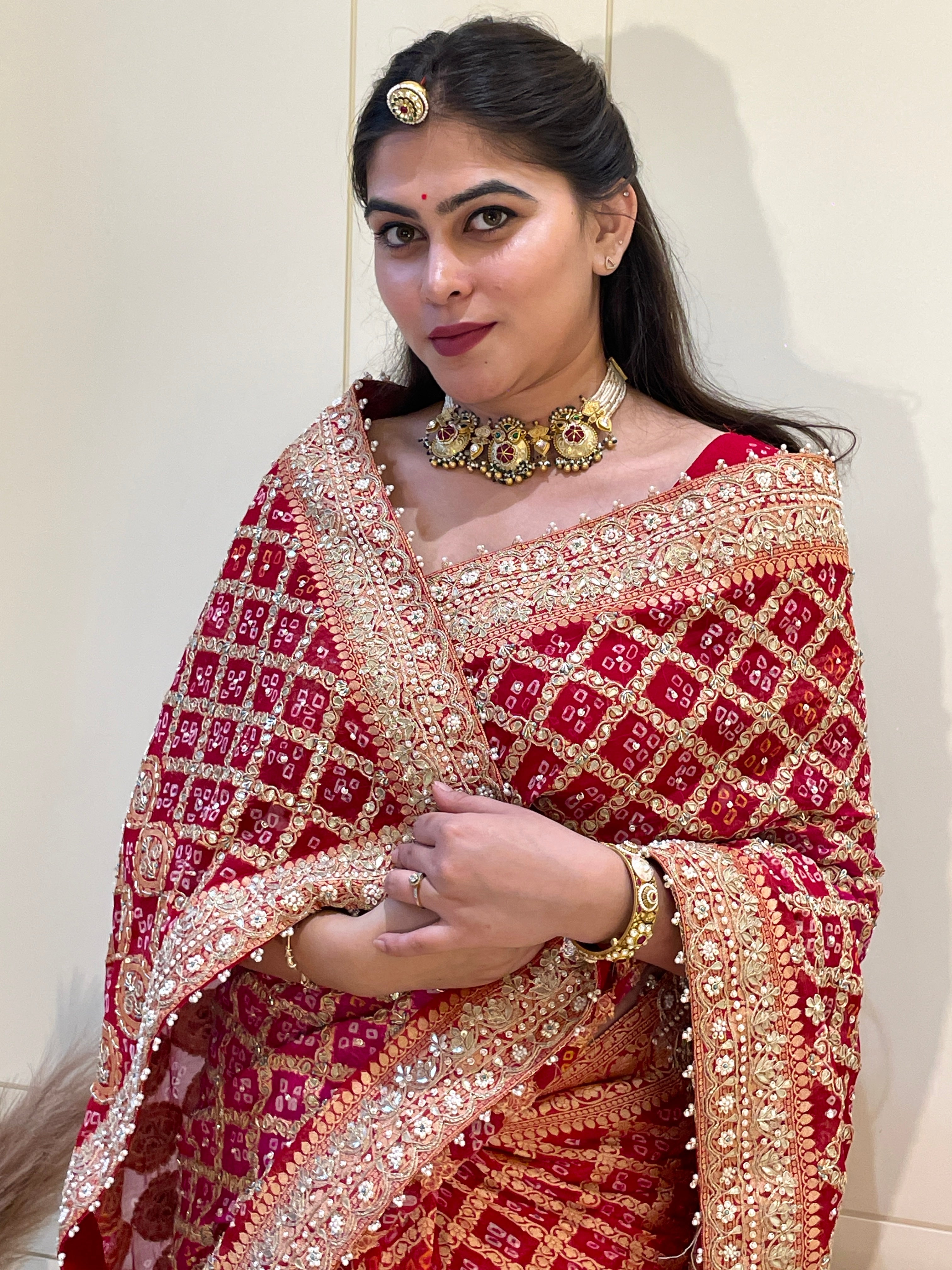 Samika Silver Georgette Saree