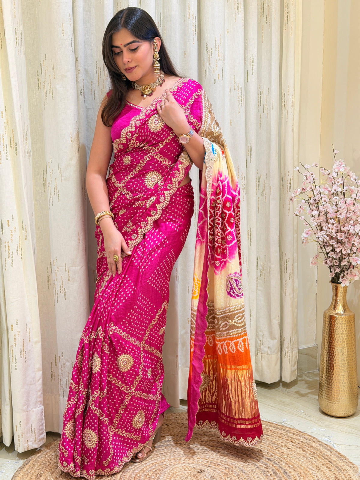 Kiara Royal Multicolor Gaji Silk Saree