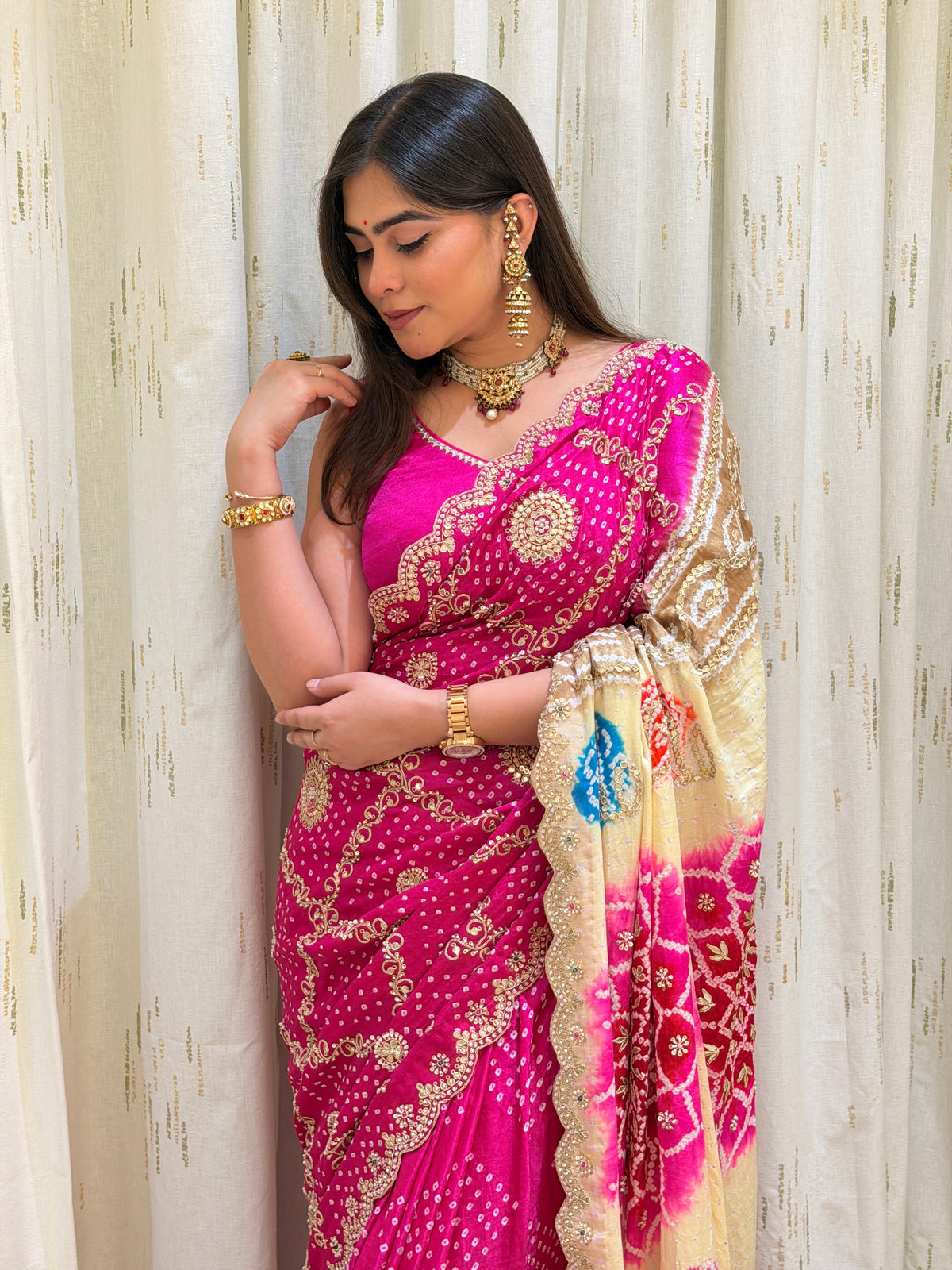Kiara Royal Multicolor Gaji Silk Saree