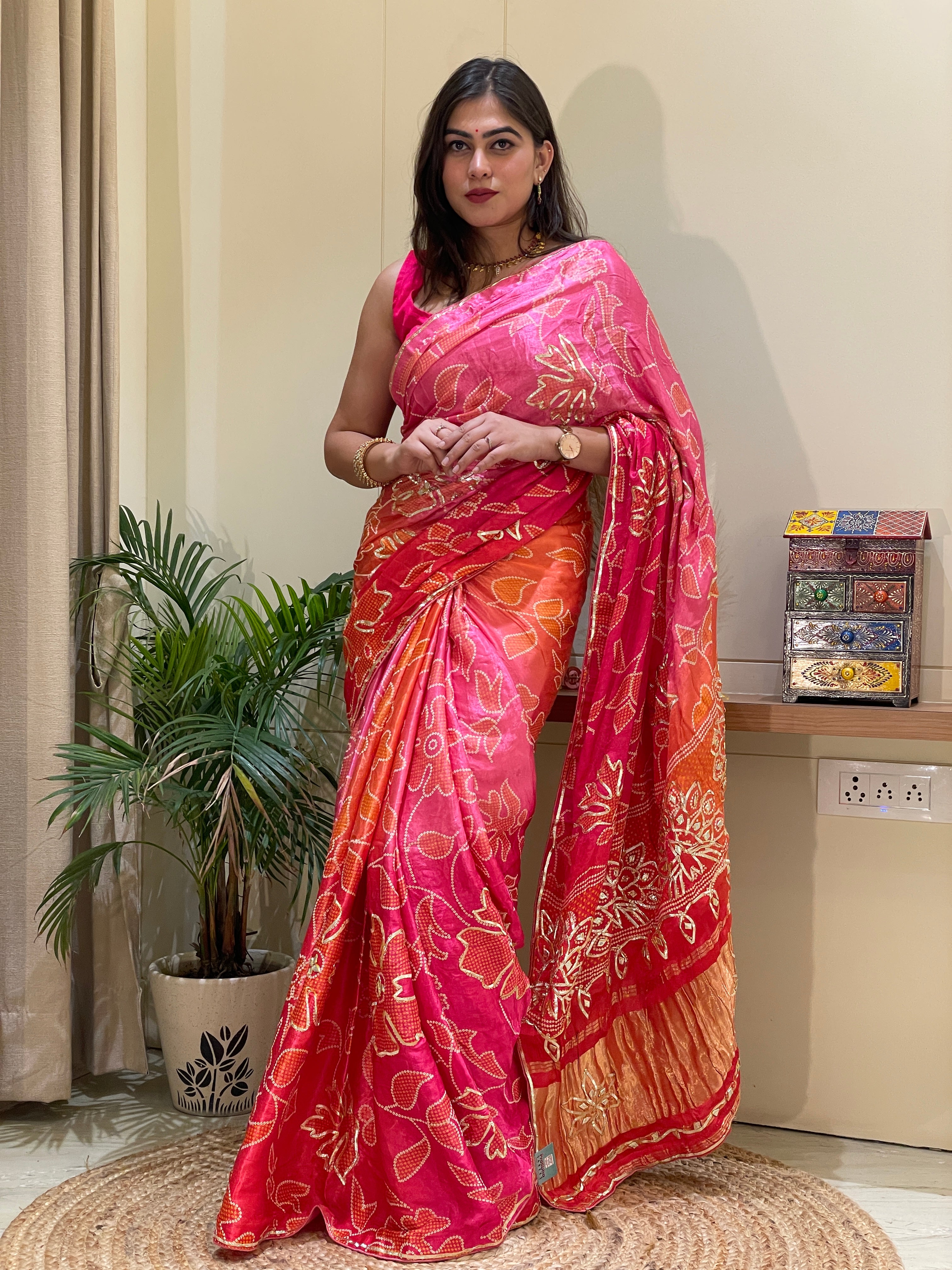 Manvi Gajji Silk Saree