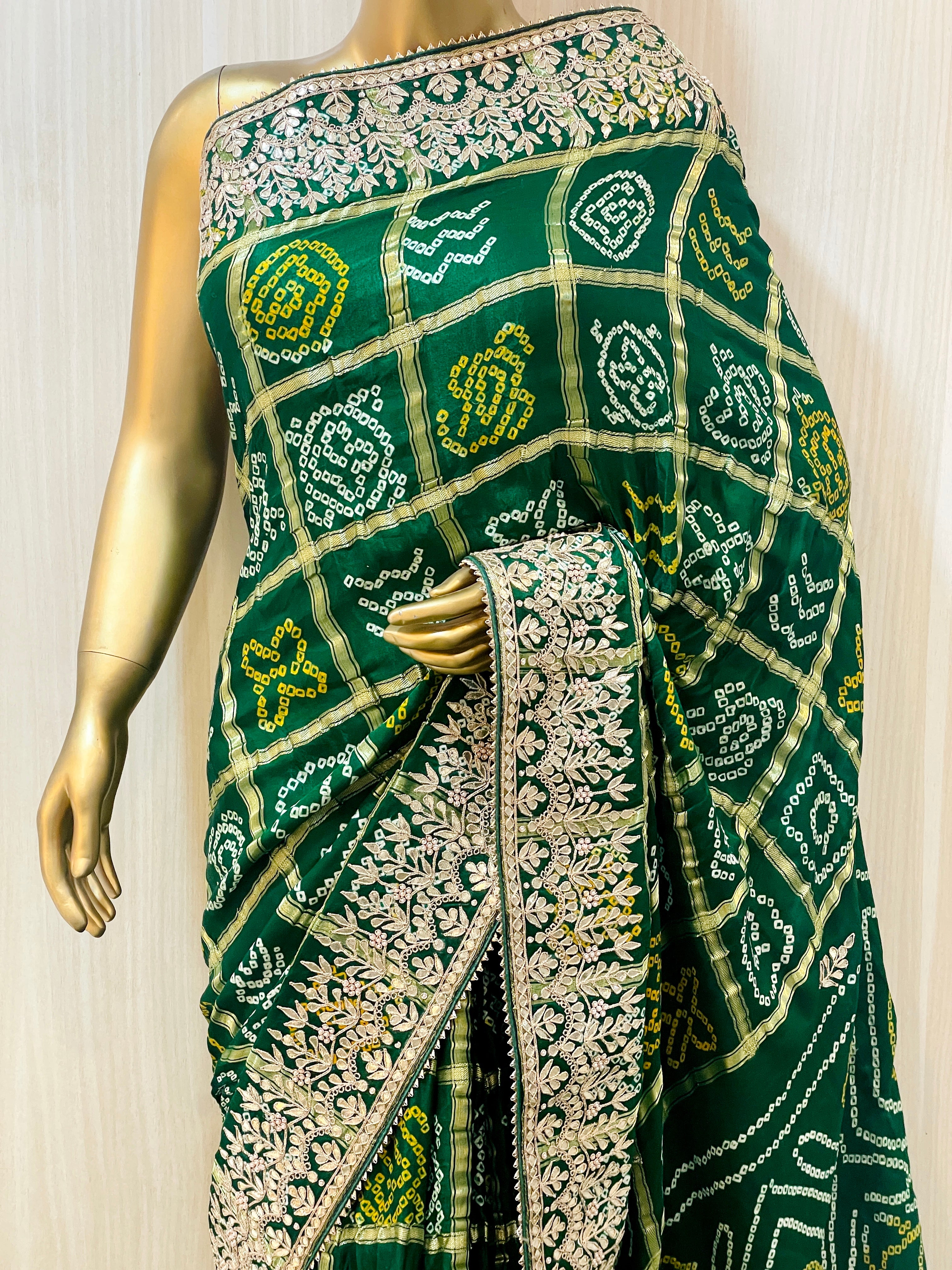 Ranika Gajji Silk Saree