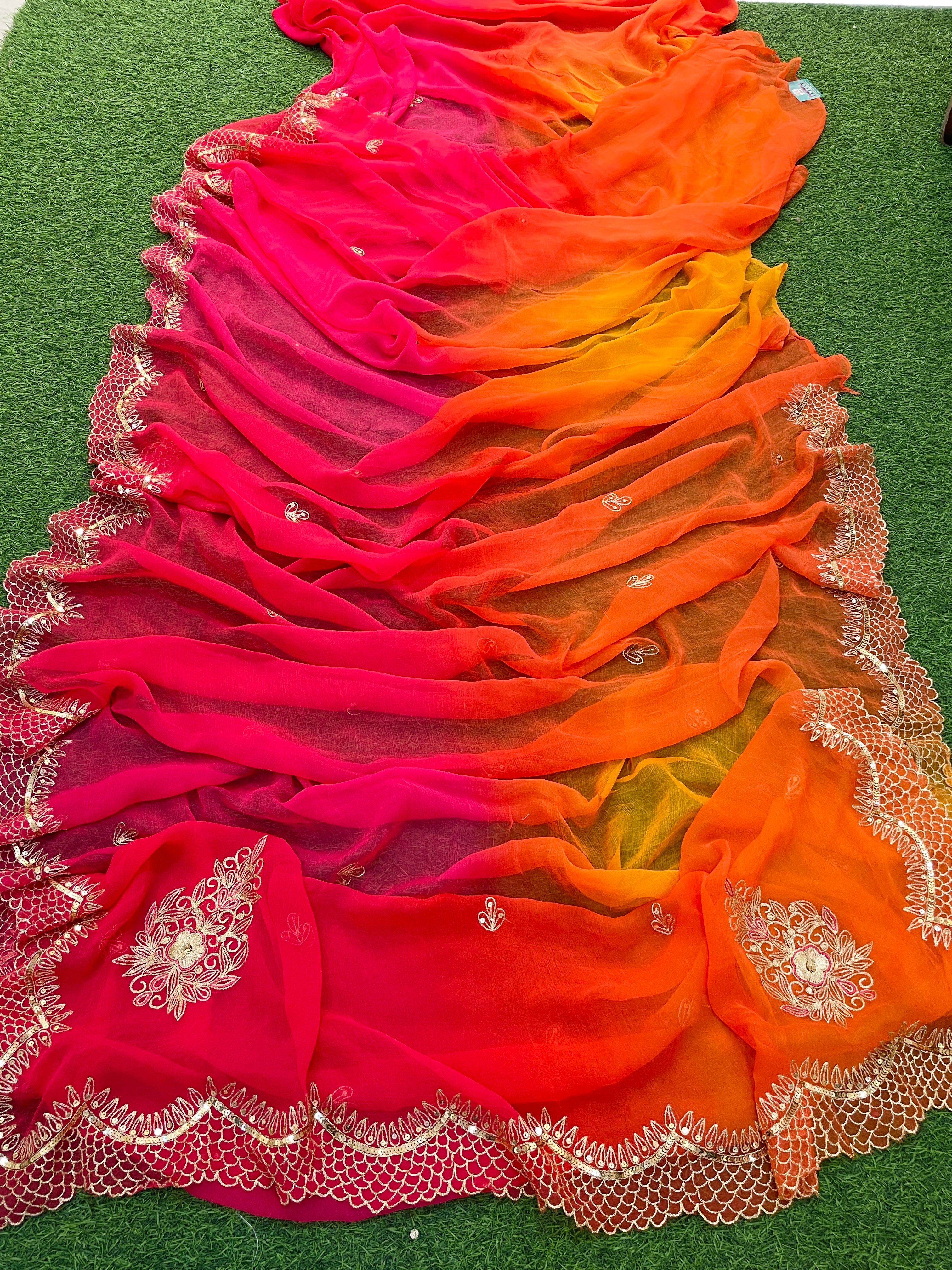 Manika Chiffon Saree