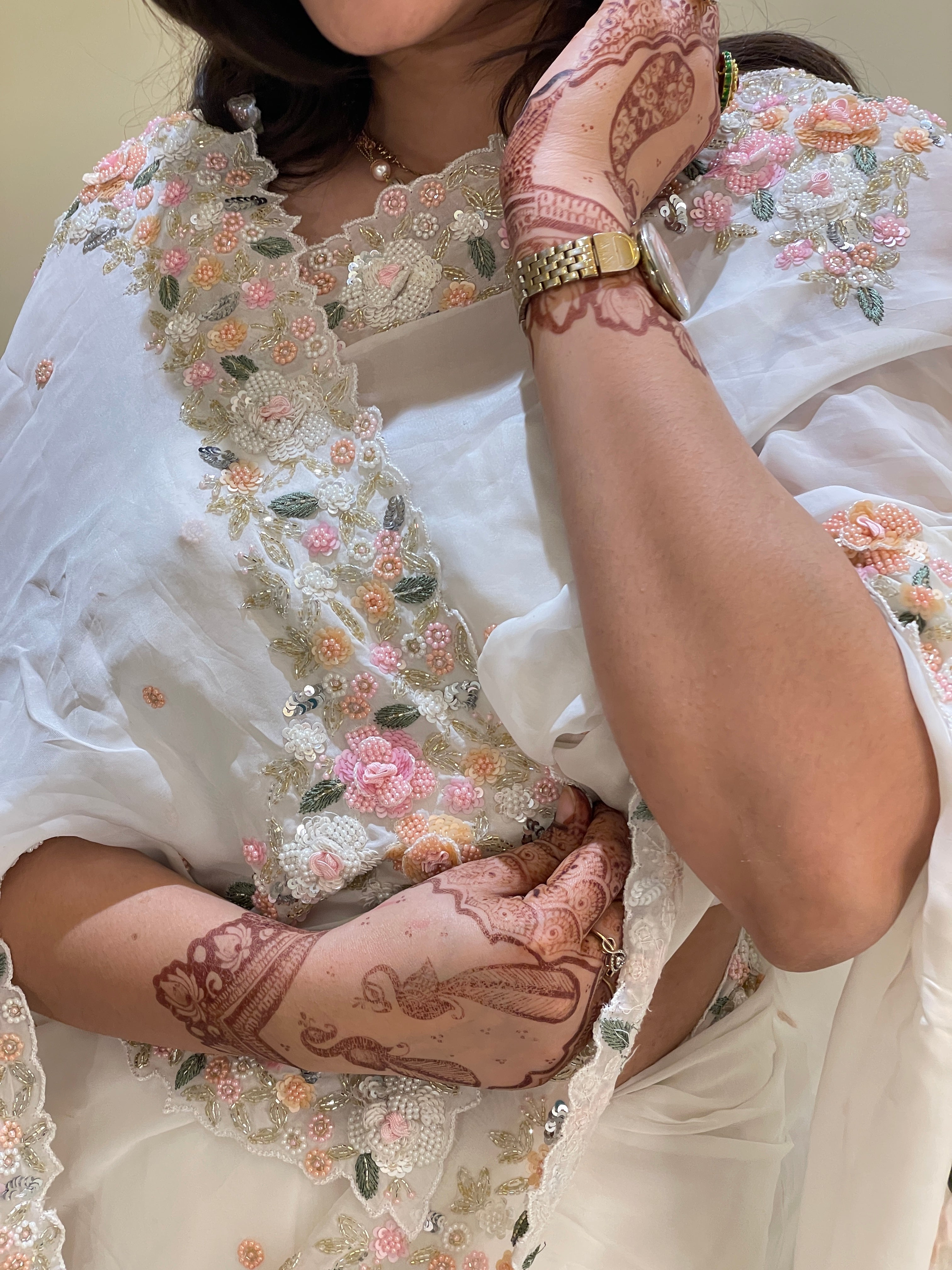 Neha Pearl Dream Organza Saree